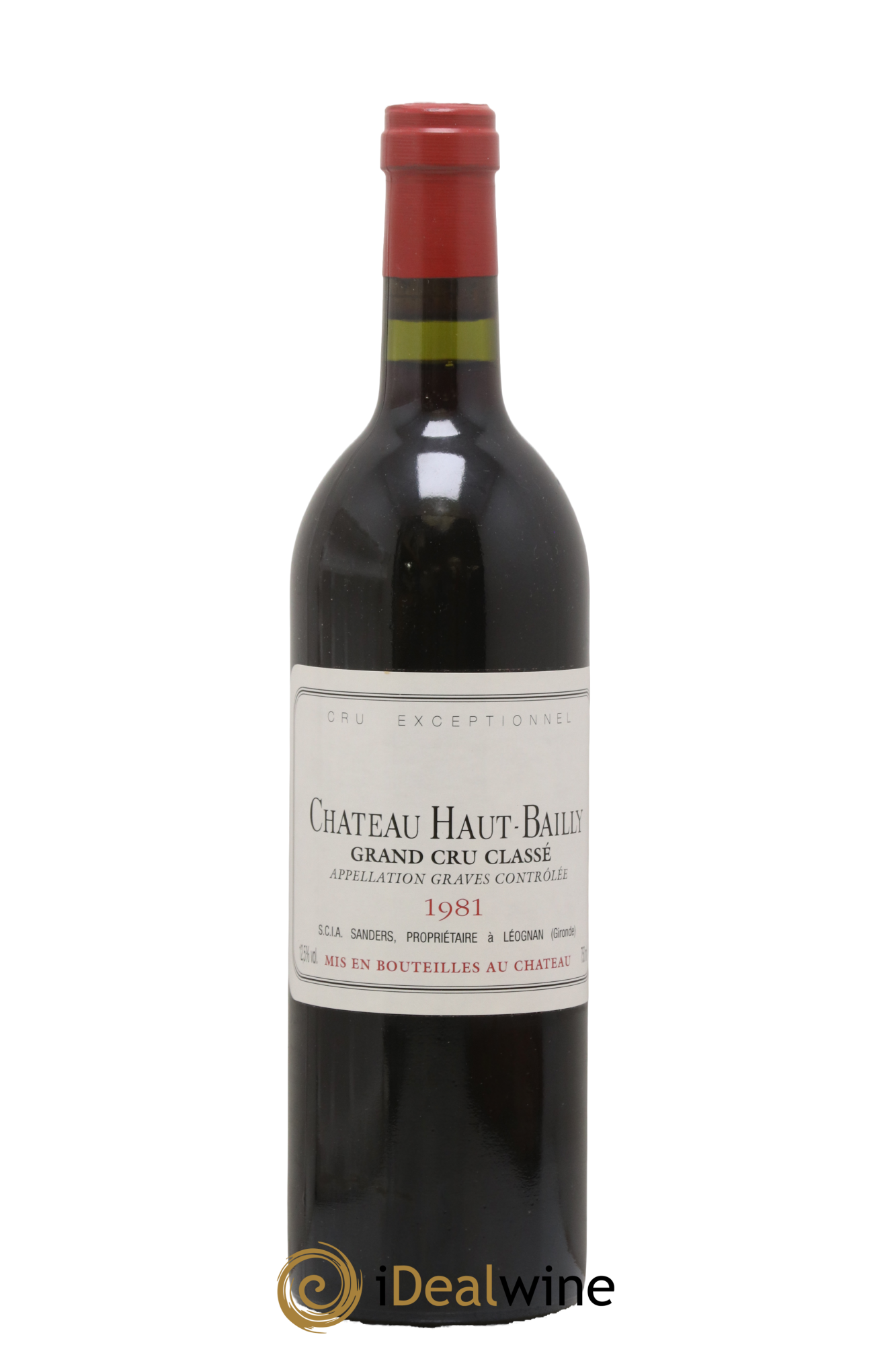 Château Haut-Bailly Cru Classé de Graves 1981 - Lot de 1 bouteille - 0