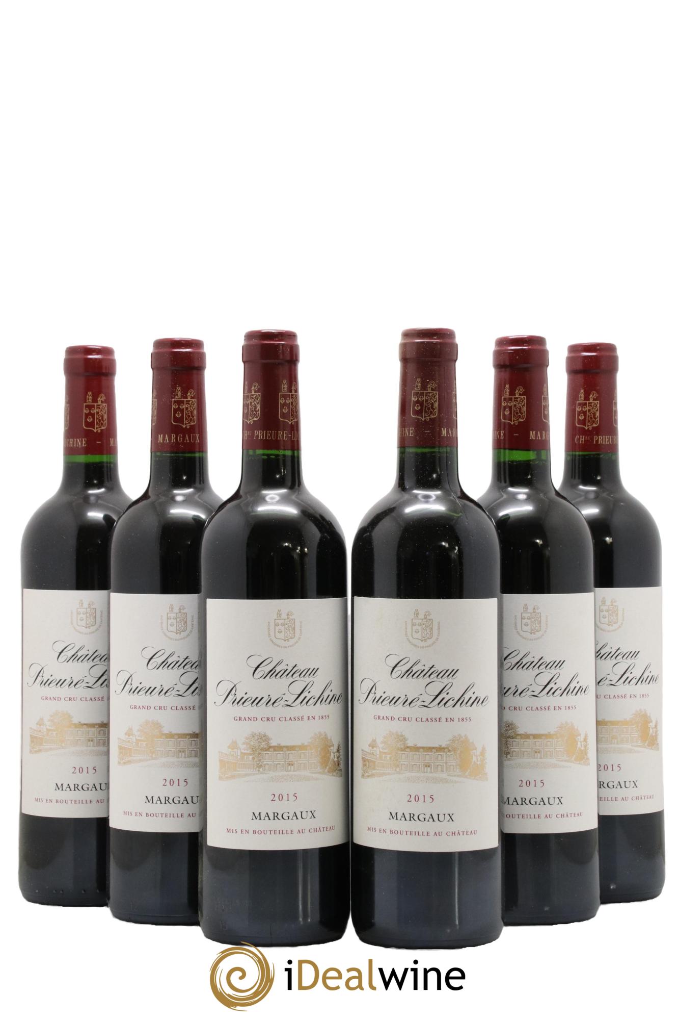 Château Prieuré Lichine 4ème Grand Cru Classé 2015 - Lot de 6 bouteilles - 0