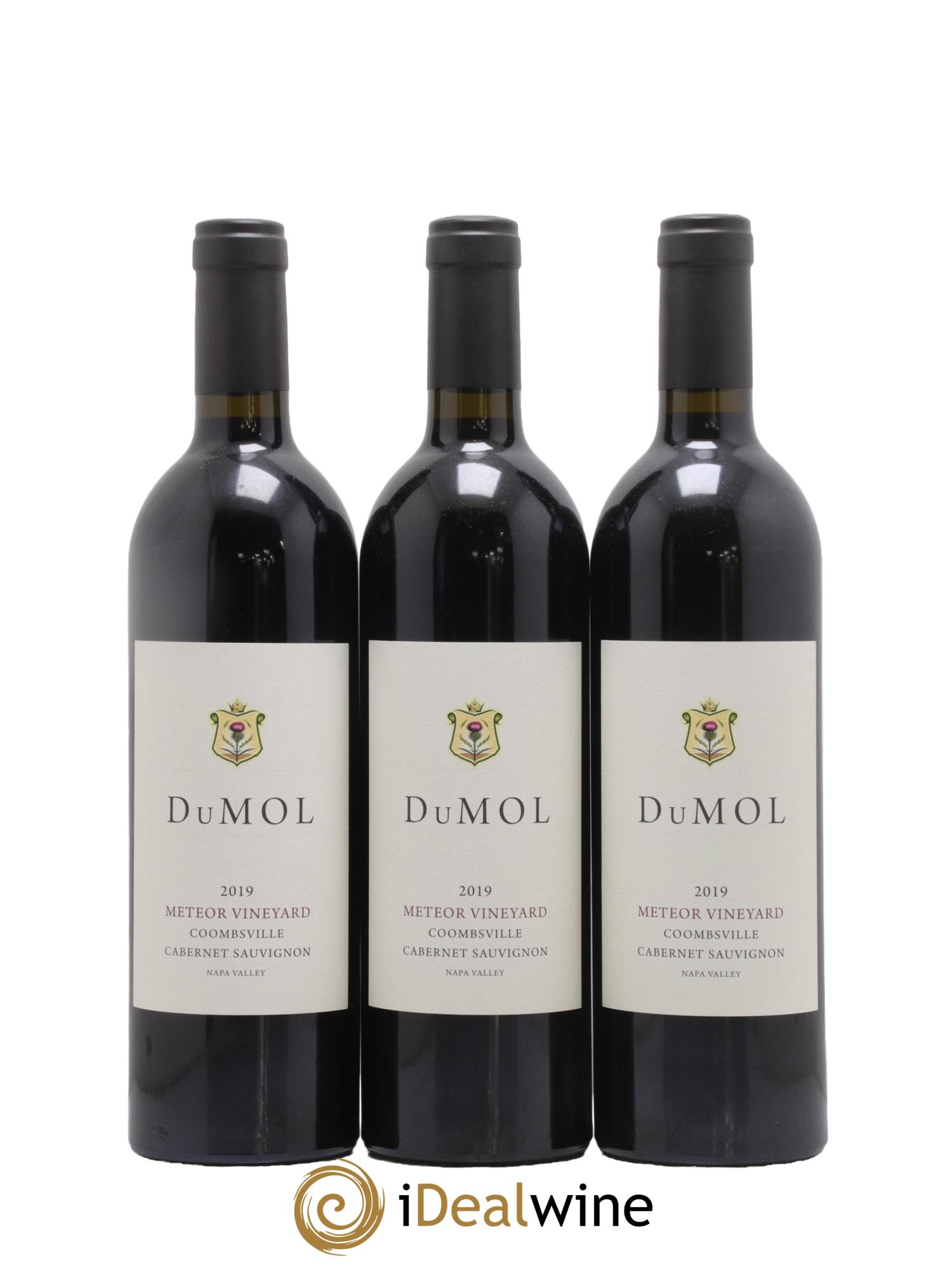 USA Napa Valley Cabernet Sauvignon Meteor DuMOL 2019 - Lot de 3 bouteilles - 0