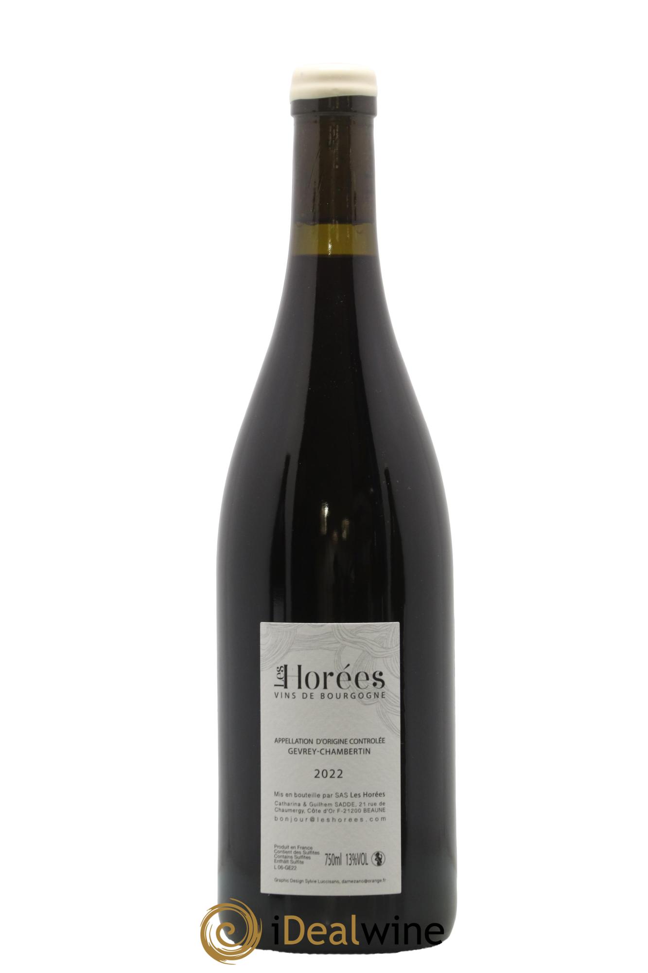 Gevrey-Chambertin En Reniard Les Horées 2022 - Lot of 1 bottle - 1