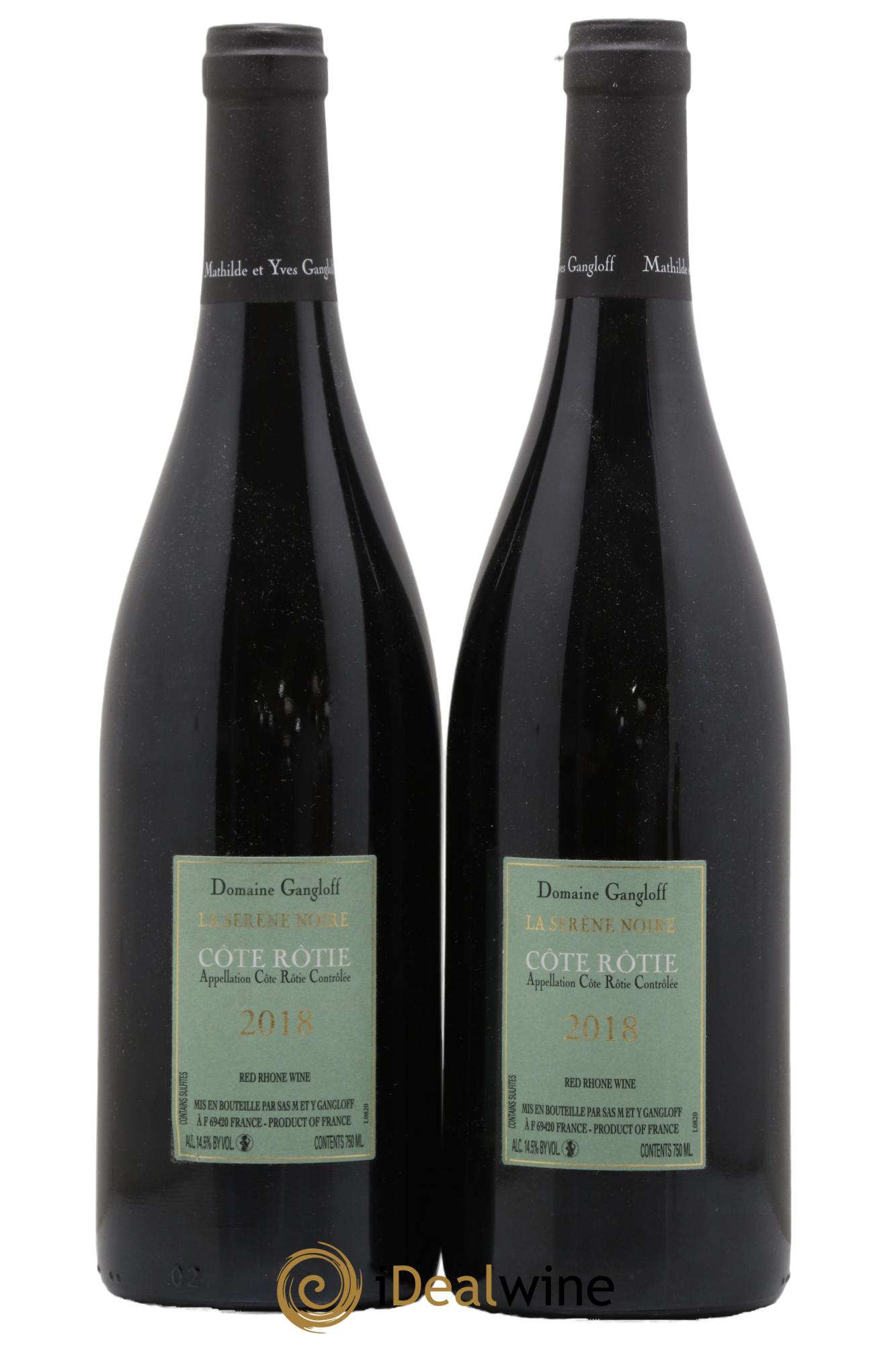 Côte-Rôtie La Sereine Noire Gangloff (Domaine)  2018 - Lotto di 2 bottiglie - 1