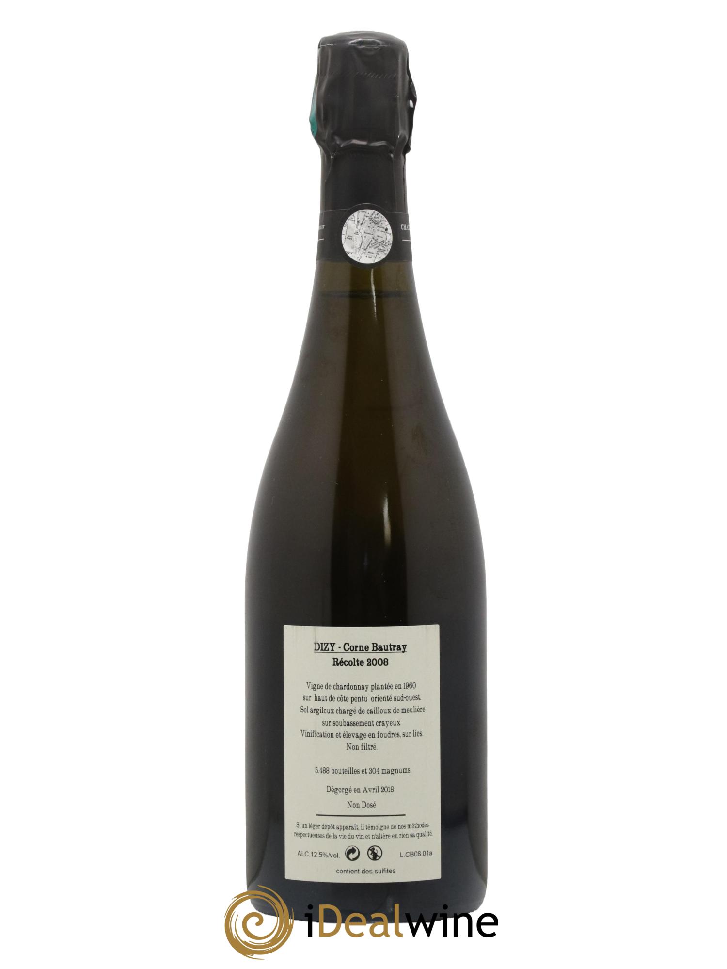 Dizy Corne Bautray Extra-Brut Jacquesson 2008 - Lot of 1 bottle - 1