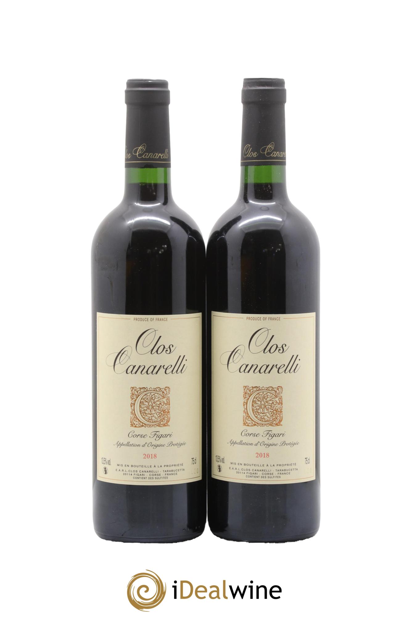 Figari Clos Canarelli 2018 - Lot of 2 bottles - 0