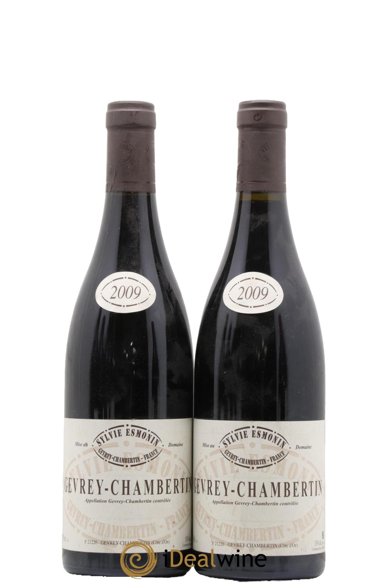 Gevrey-Chambertin Sylvie Esmonin 2009 - Lot de 2 bouteilles - 0