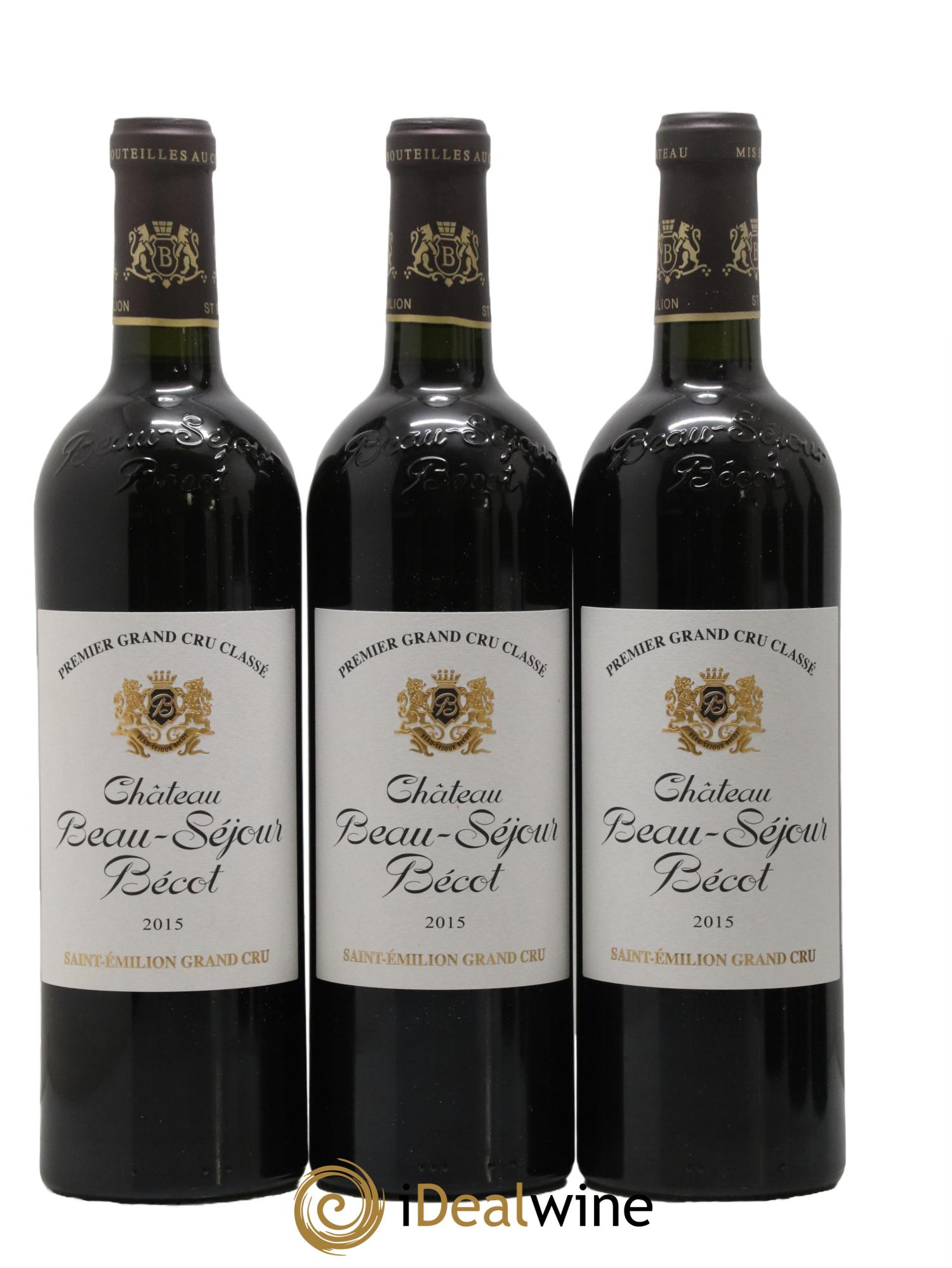 Château Beau-Séjour Bécot 1er Grand Cru Classé B 2015 - Lot de 6 bouteilles - 1