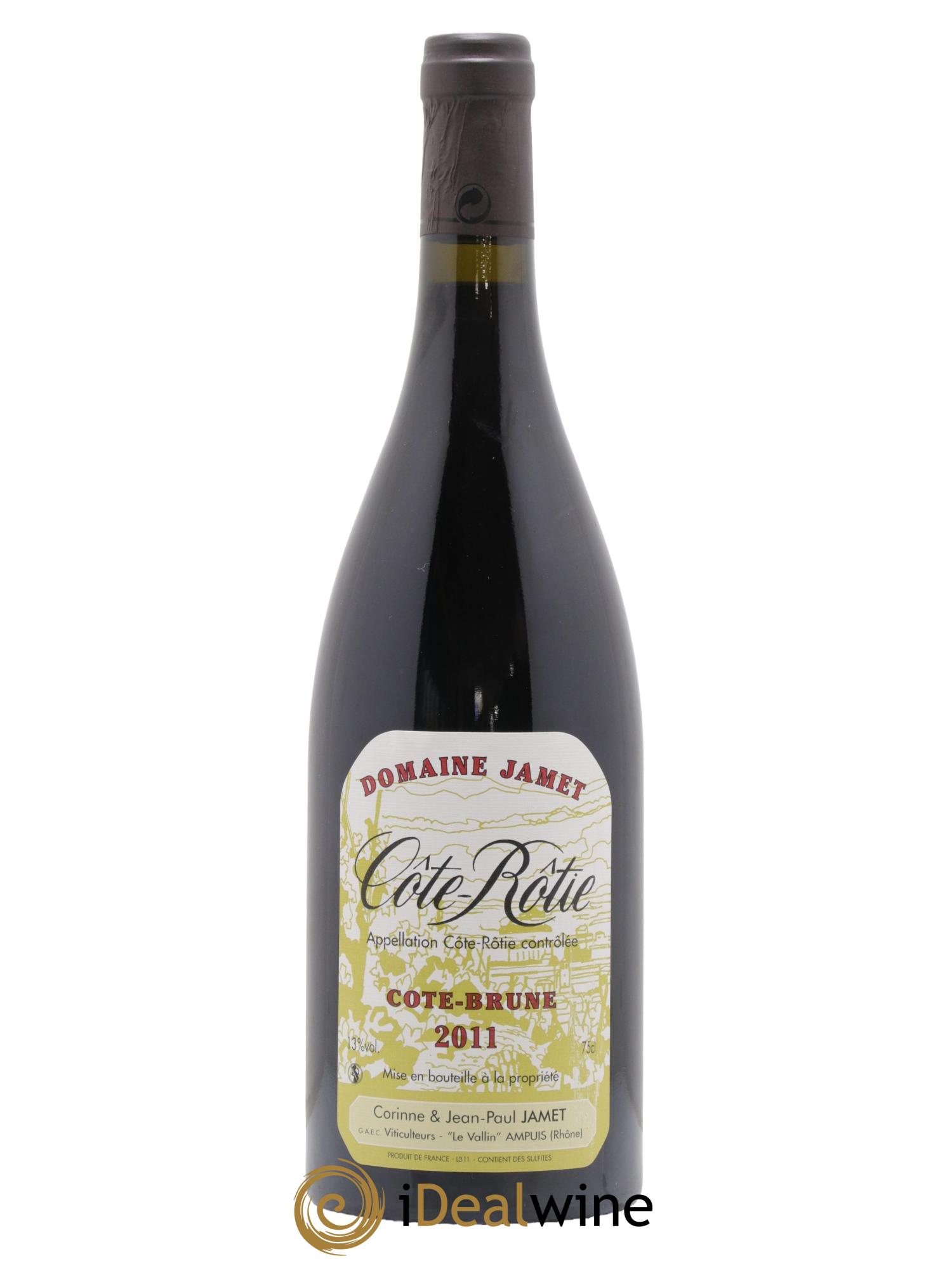 Côte-Rôtie Côte Brune Jamet (Domaine) 2011 - Posten von 1 Flasche - 0