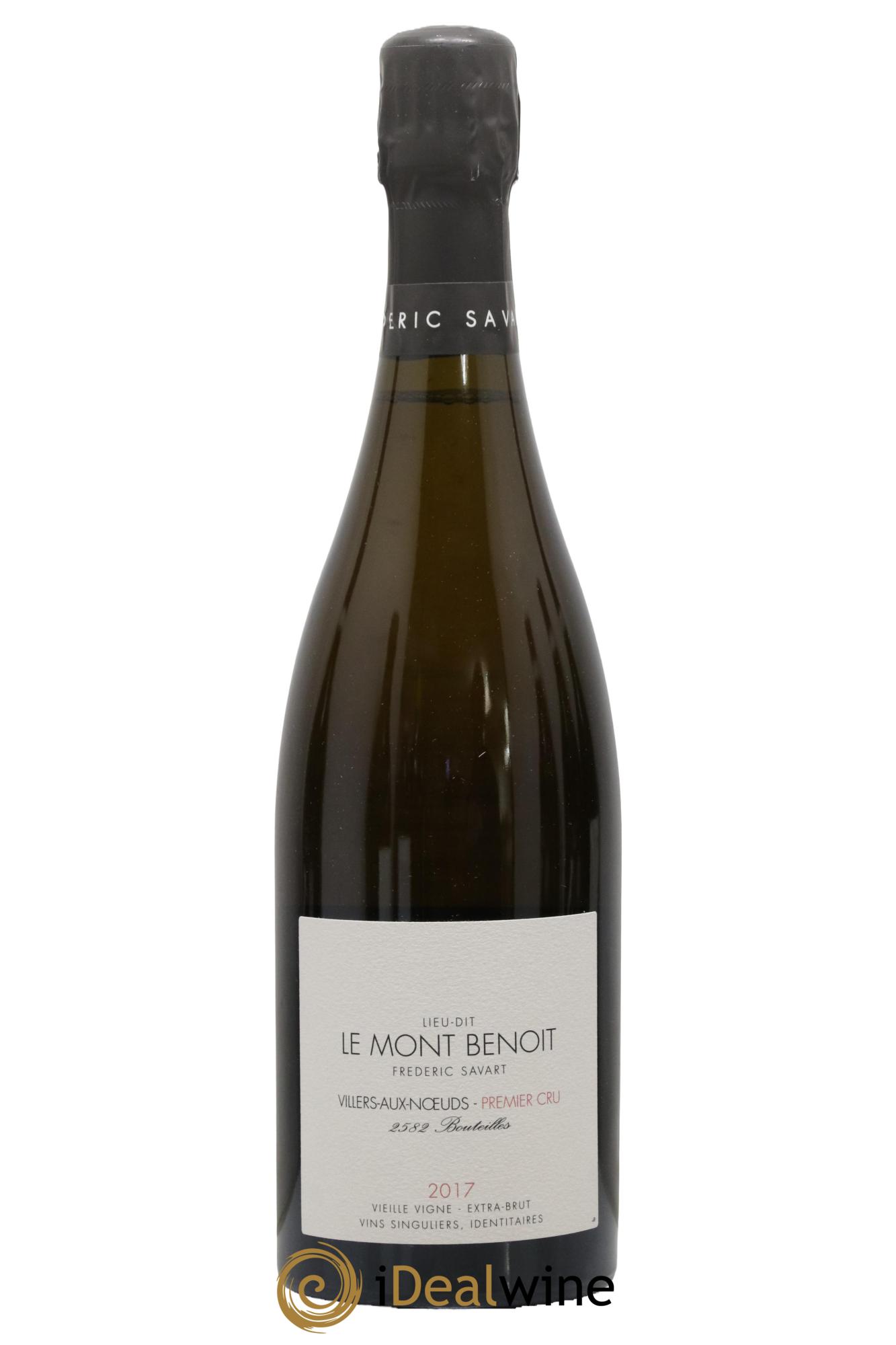 Le Mont Benoit 1er Cru Extra-Brut Vieille Vigne Savart 2017 - Posten von 1 Flasche - 0