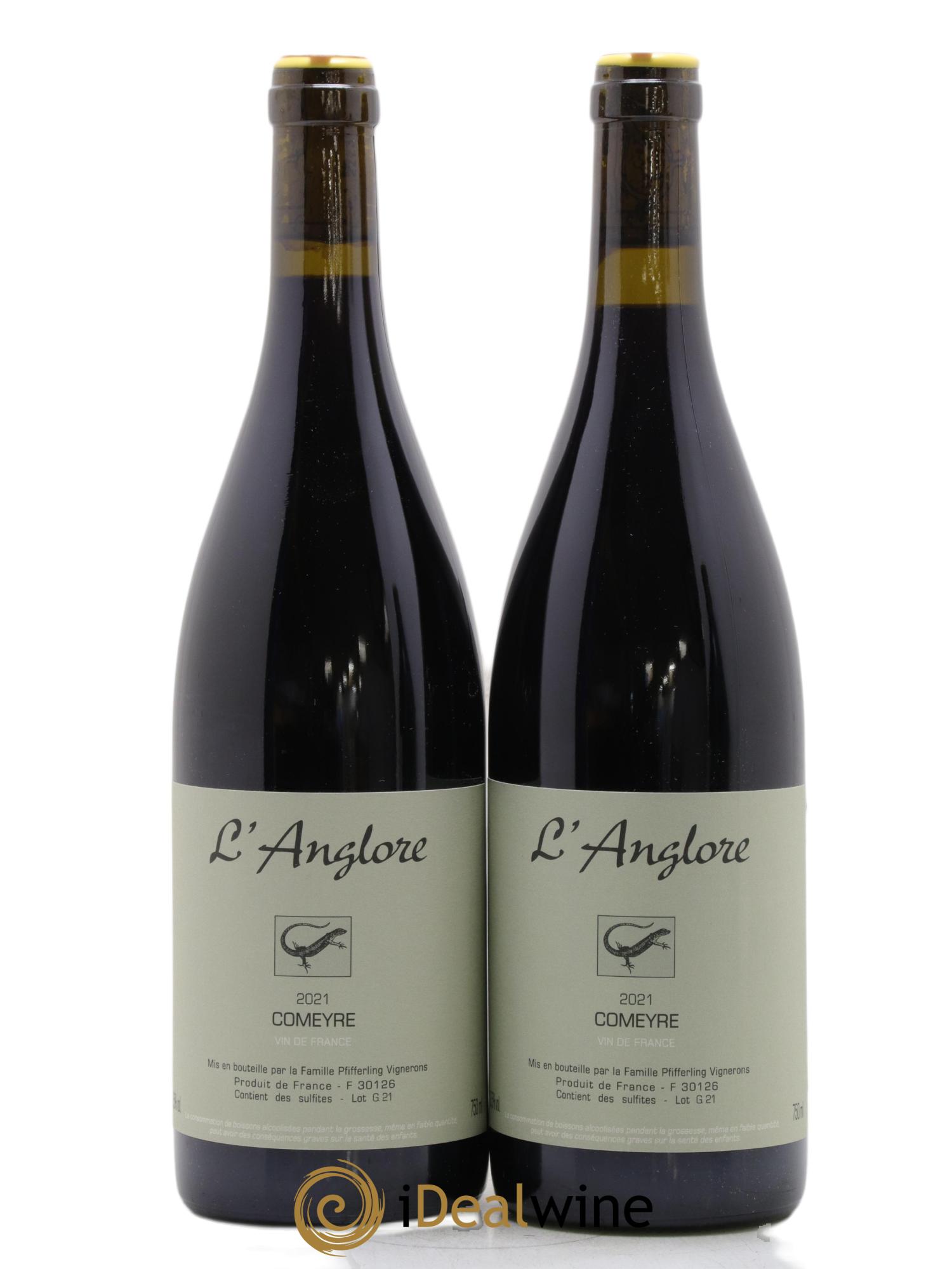 Vin de France Comeyre L'Anglore 2021 - Lot of 2 bottles - 0