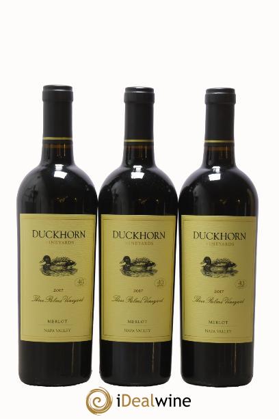 USA Napa Valley Three Palms Duckhorn 2017 - Lot de 3 bouteilles - 0