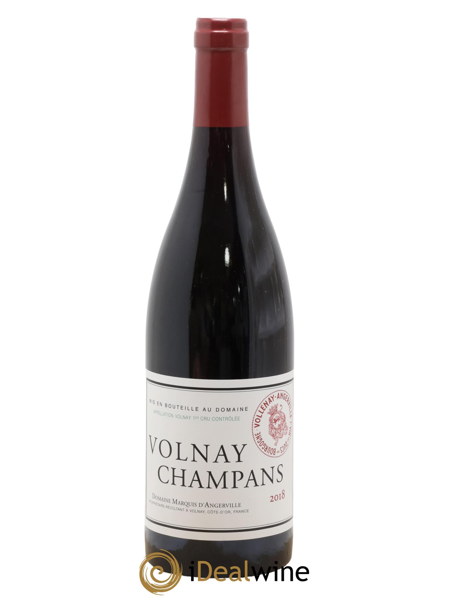 Volnay 1er Cru Champans Marquis d'Angerville (Domaine) 2018 - Lot de 1 bouteille - 0