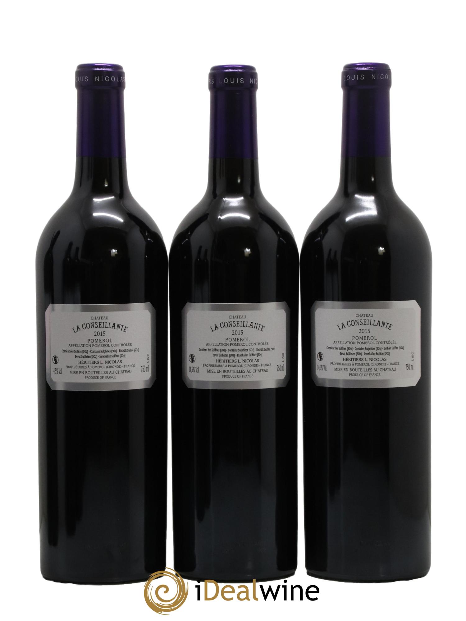 Château la Conseillante 2015 - Lot de 6 bouteilles - 2