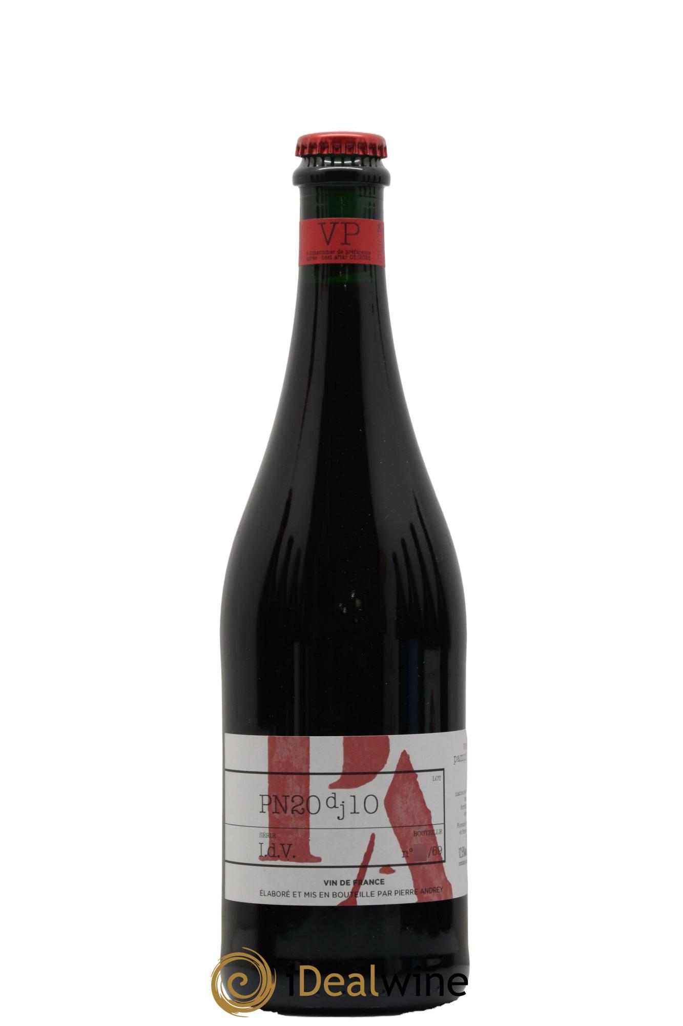 Vin de France Verba Pampinea Pinot Noir Florence Bouleaux et Pierre Andrey 2020 - Lot de 1 bouteille - 0