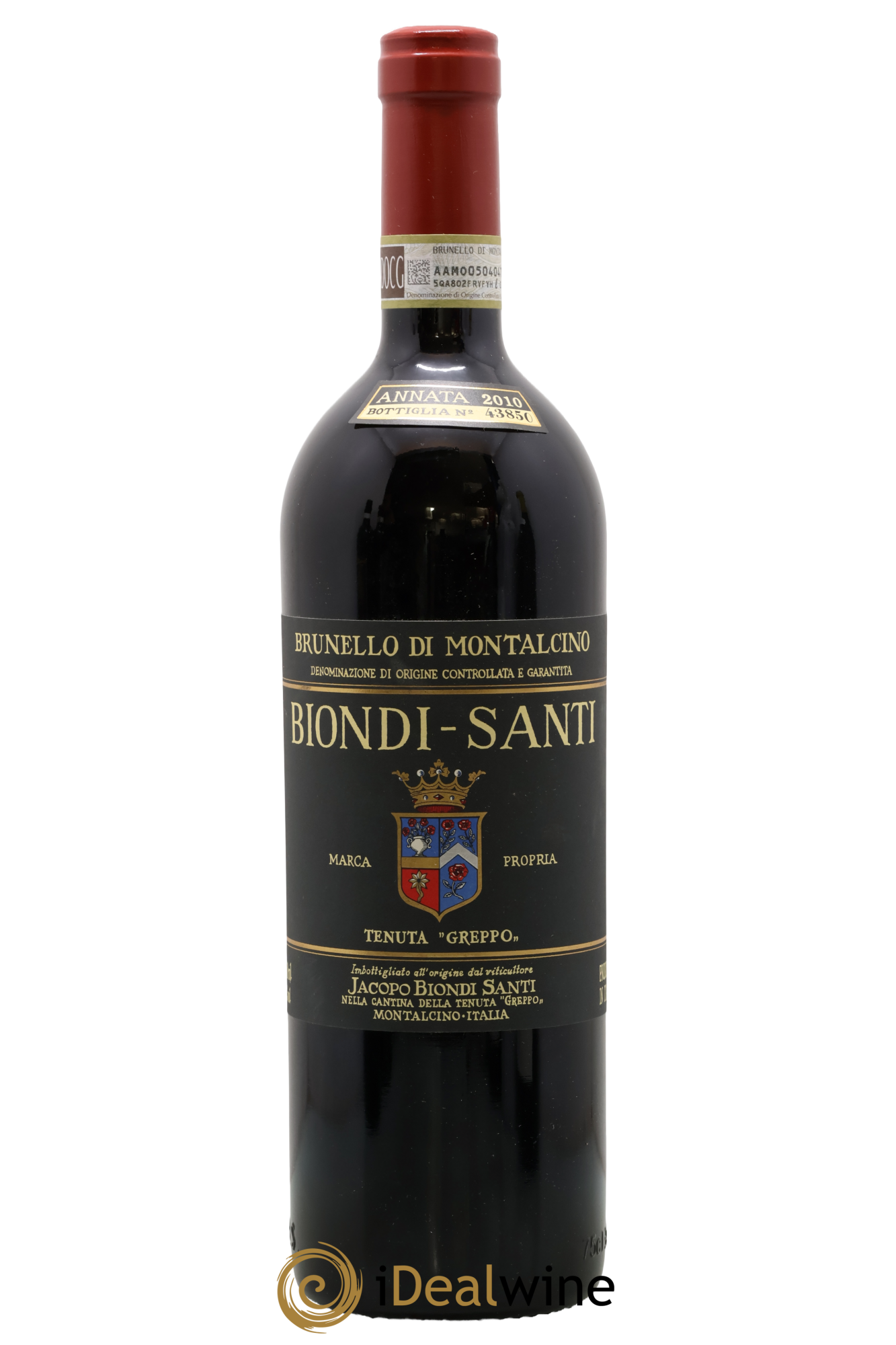 Brunello di Montalcino DOCG Biondi-Santi Tenuta Greppo 2010 - Lotto di 1 bottiglia - 0