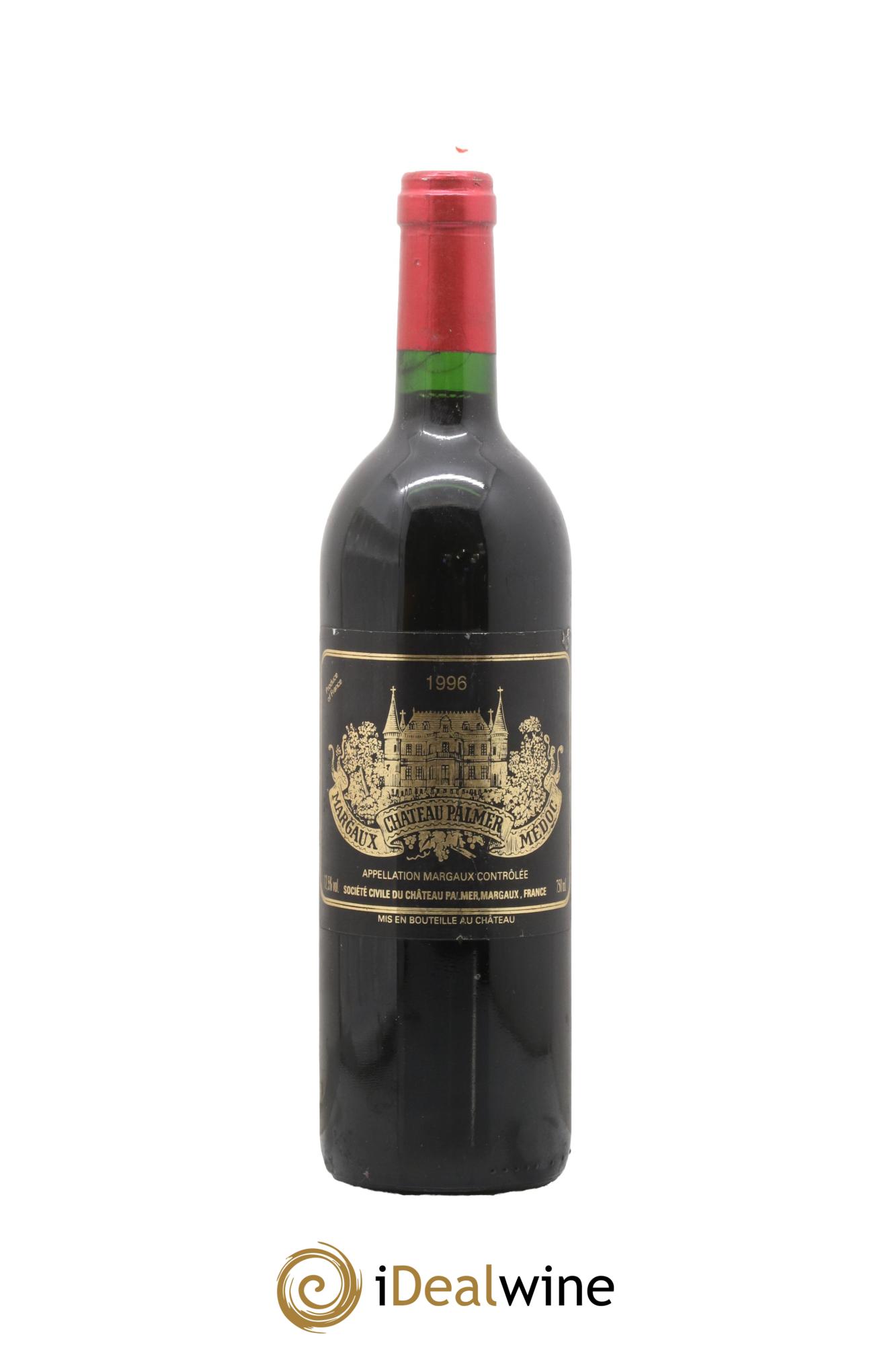 Château Palmer 3ème Grand Cru Classé 1996 - Lot de 1 bouteille - 0