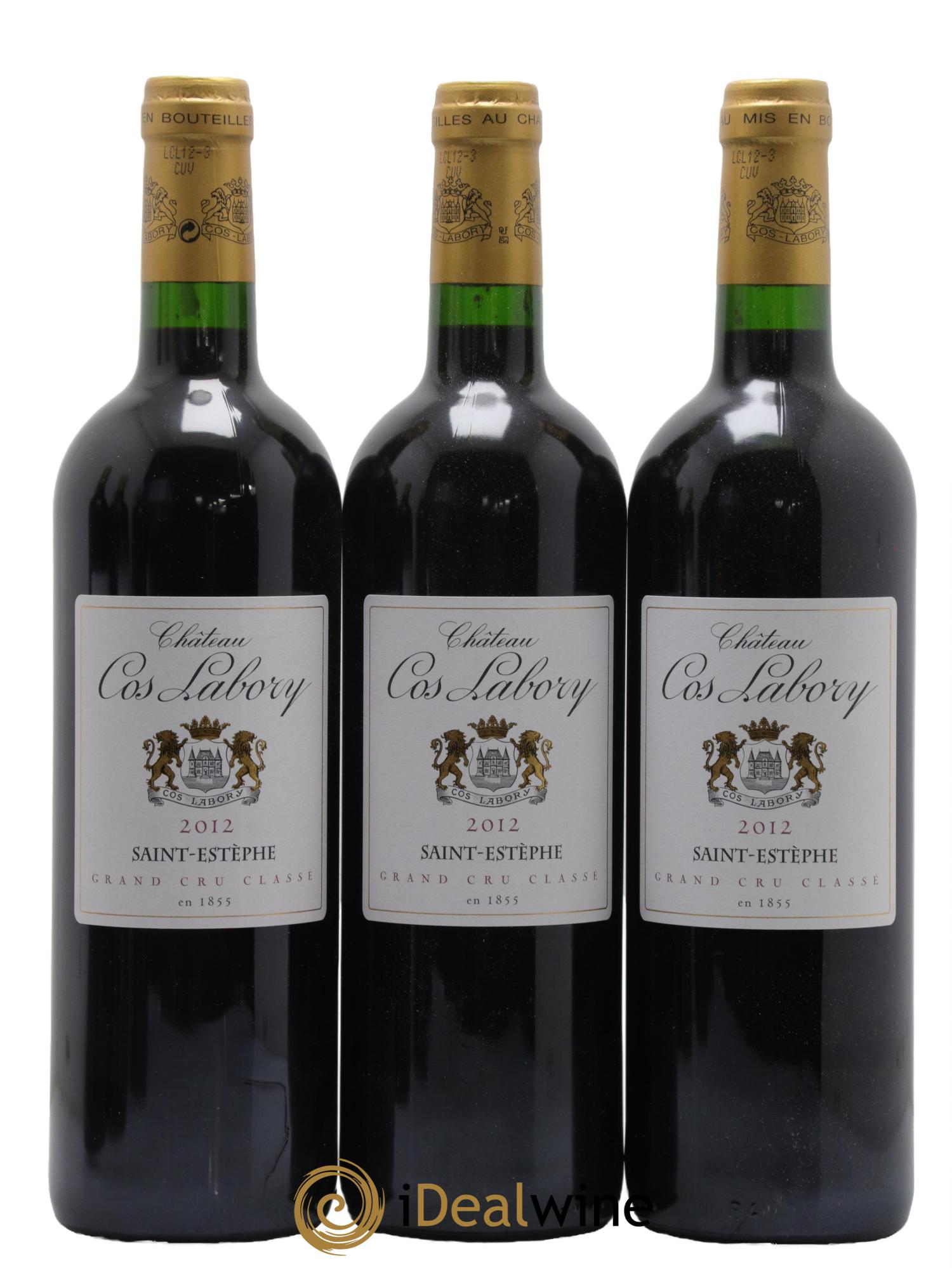 Château Cos Labory 5ème Grand Cru Classé  2012 - Lotto di 12 bottiglie - 1