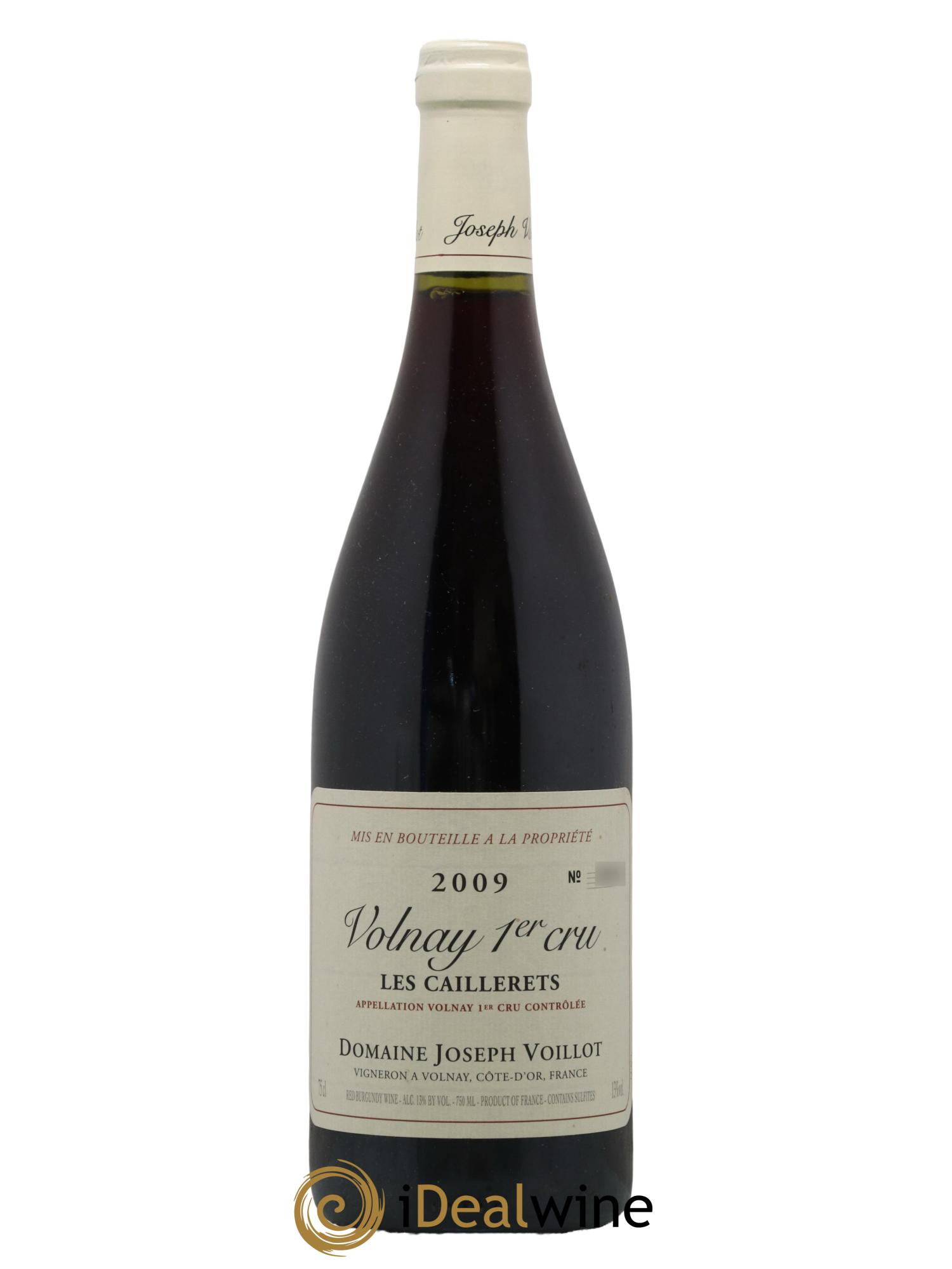 Volnay 1er Cru Les Caillerets Joseph Voillot (Domaine) 2009 - Lot de 1 bouteille - 0
