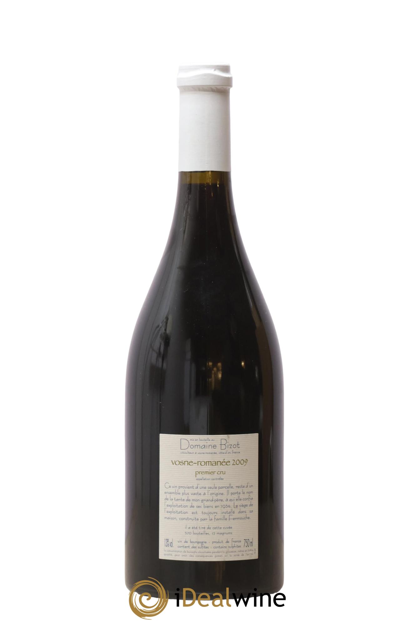 Vosne-Romanée 1er Cru Elise Fermouche Bizot (Domaine) 2009 - Posten von 1 Flasche - 1