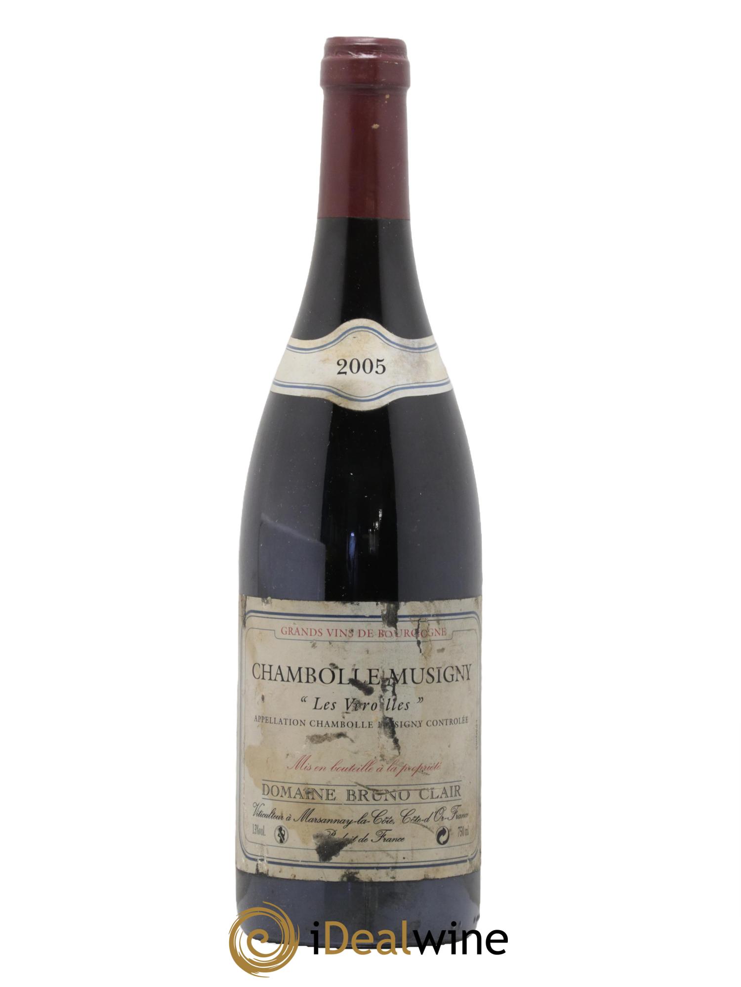 Chambolle-Musigny Les Veroilles Bruno Clair (Domaine) 2005 - Lot de 1 bouteille - 0