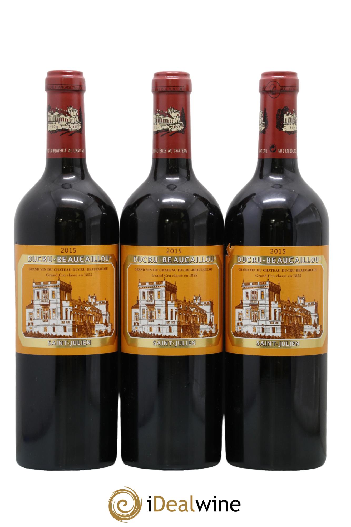 Château Ducru Beaucaillou 2ème Grand Cru Classé 2015 - Lotto di 3 bottiglie - 0