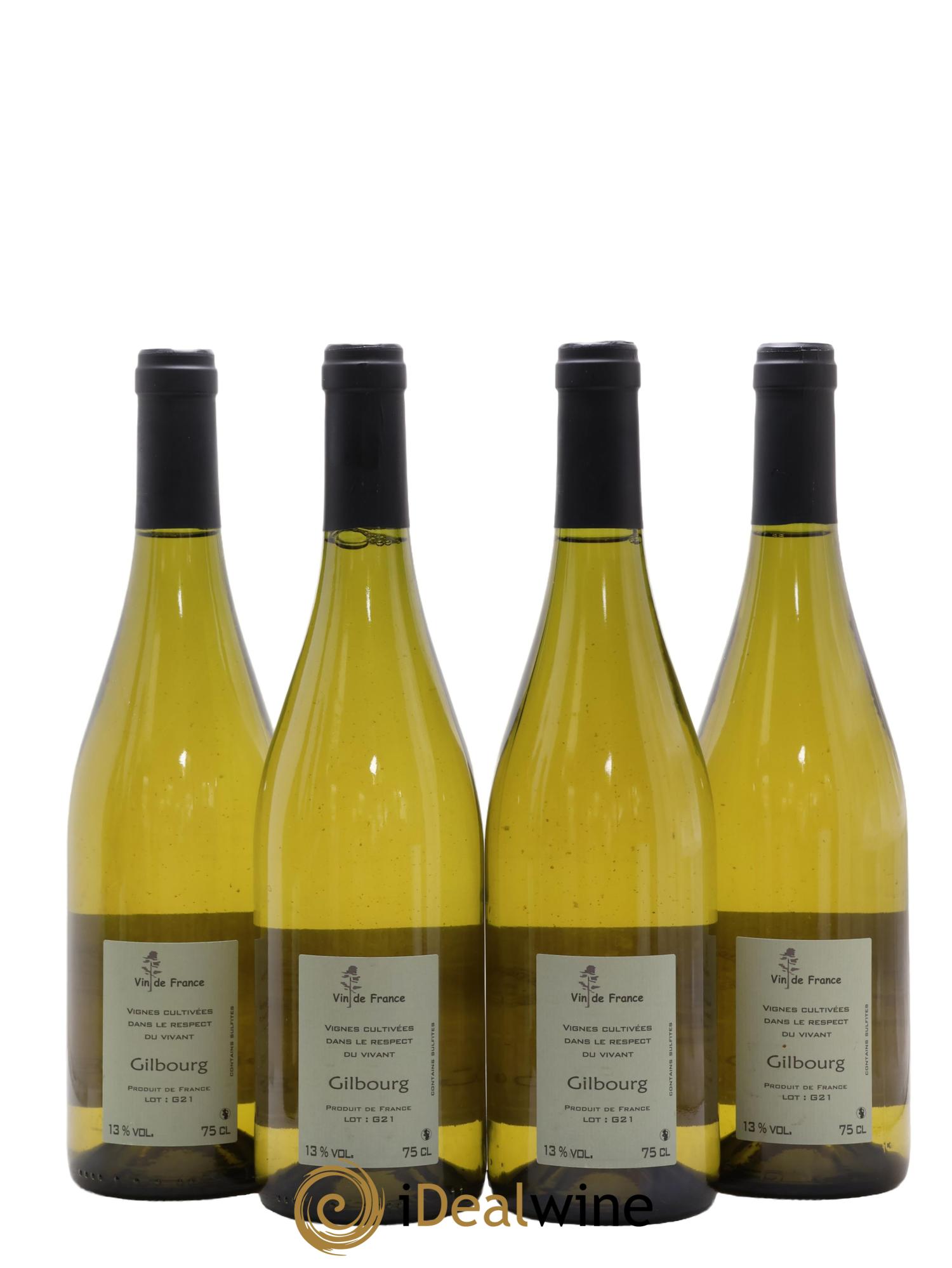 Vin de France Gilbourg Benoit Courault 2021 - Lot de 4 bouteilles - 1