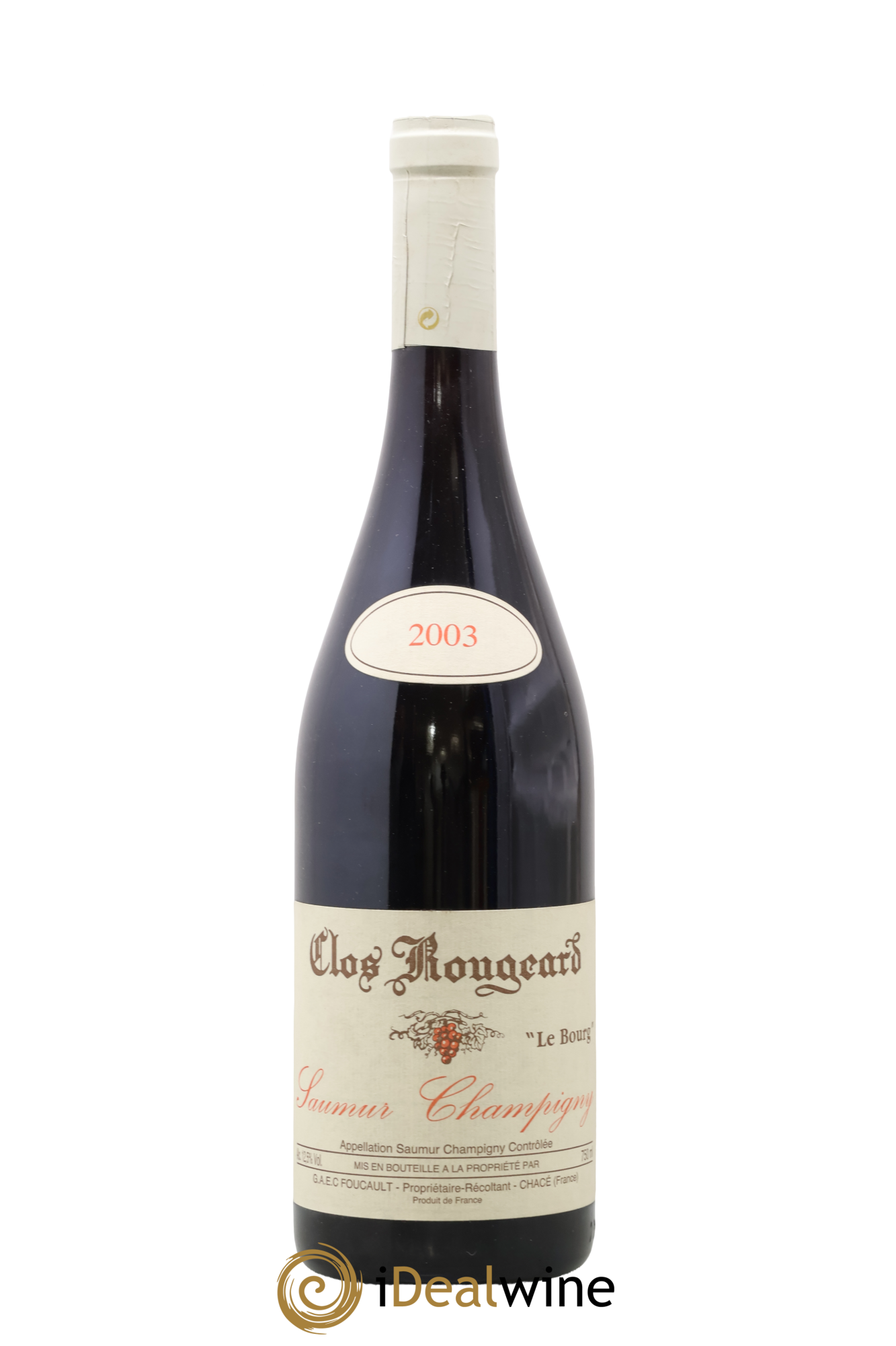 Saumur-Champigny Le Bourg Clos Rougeard 2003 - Posten von 1 Flasche - 0