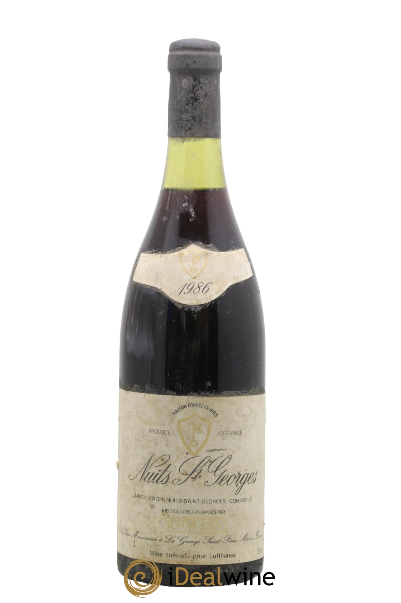 Nuits-Saint-Georges Mommessin 1986 - Lot de 1 bouteille - 0