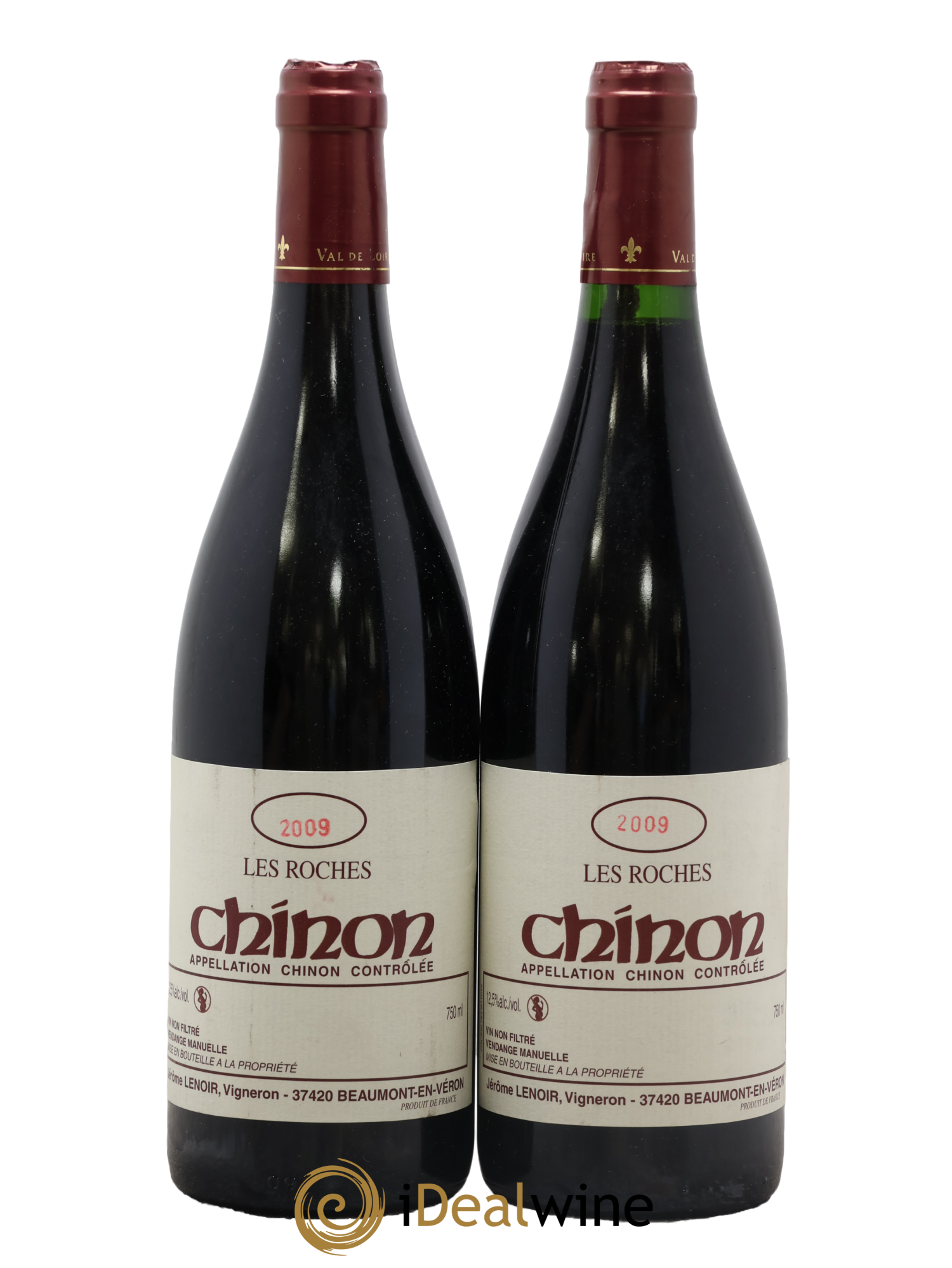 Chinon Les Roches Lenoir (Domaine) 2009 - Posten von 2 Flaschen - 0