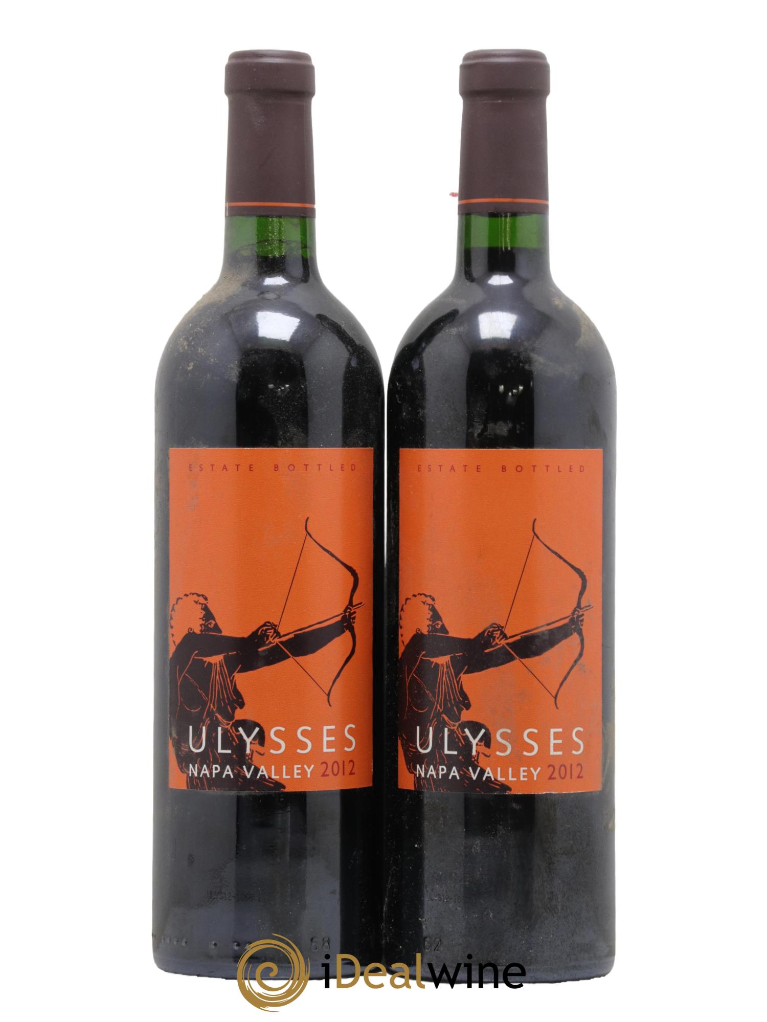 Napa Valley Ulysses Vineyards 2012 - Lot de 2 bouteilles - 0