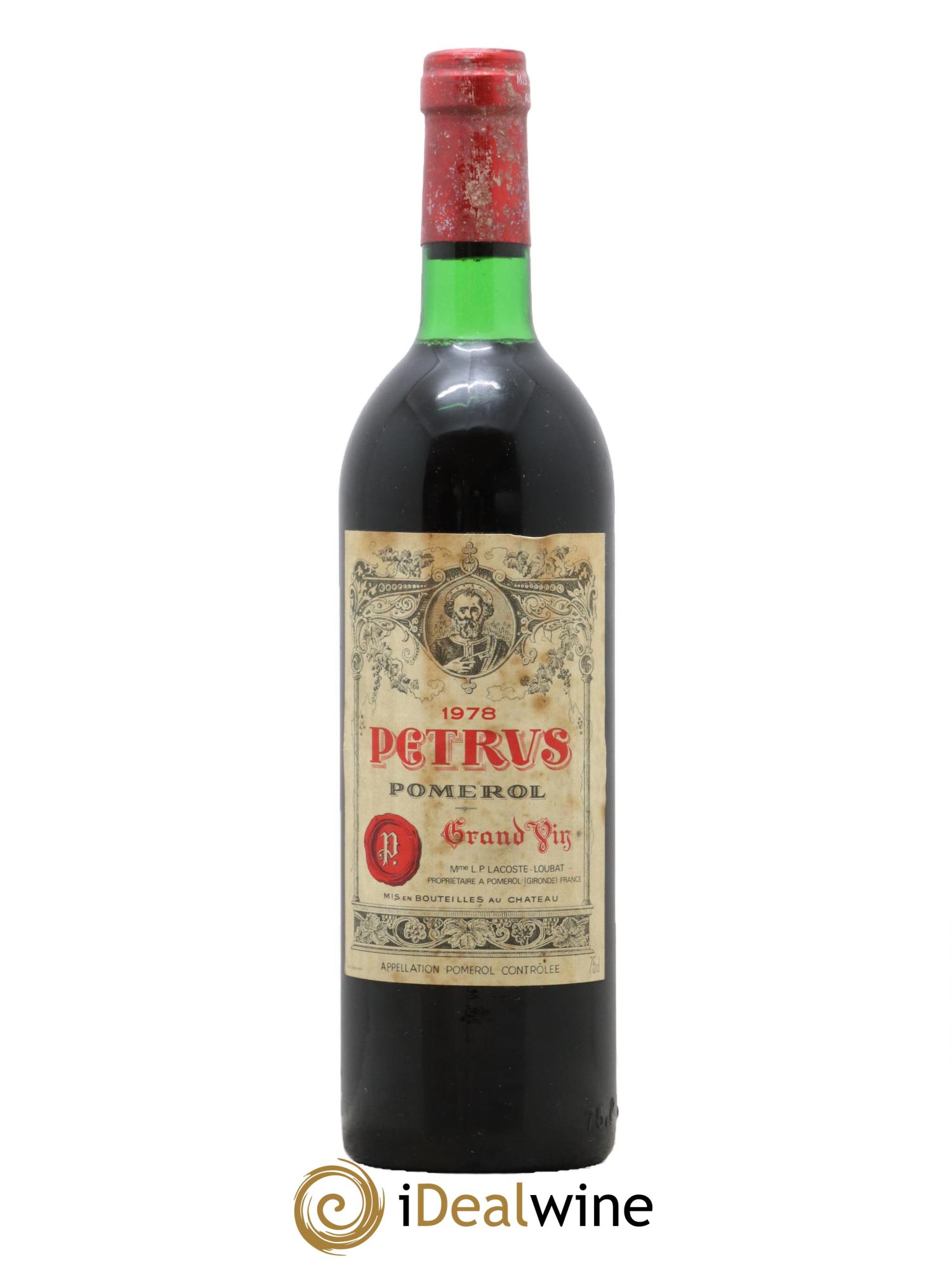 Petrus 1978 - Lot de 1 bouteille - 0