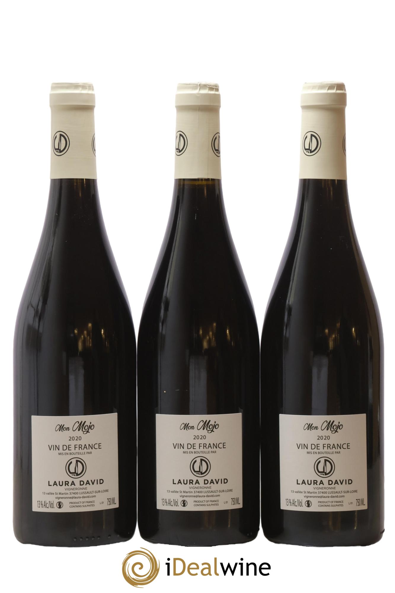 Vin de France Mon Mojo Laura David 2020 - Posten von 3 Flaschen - 1