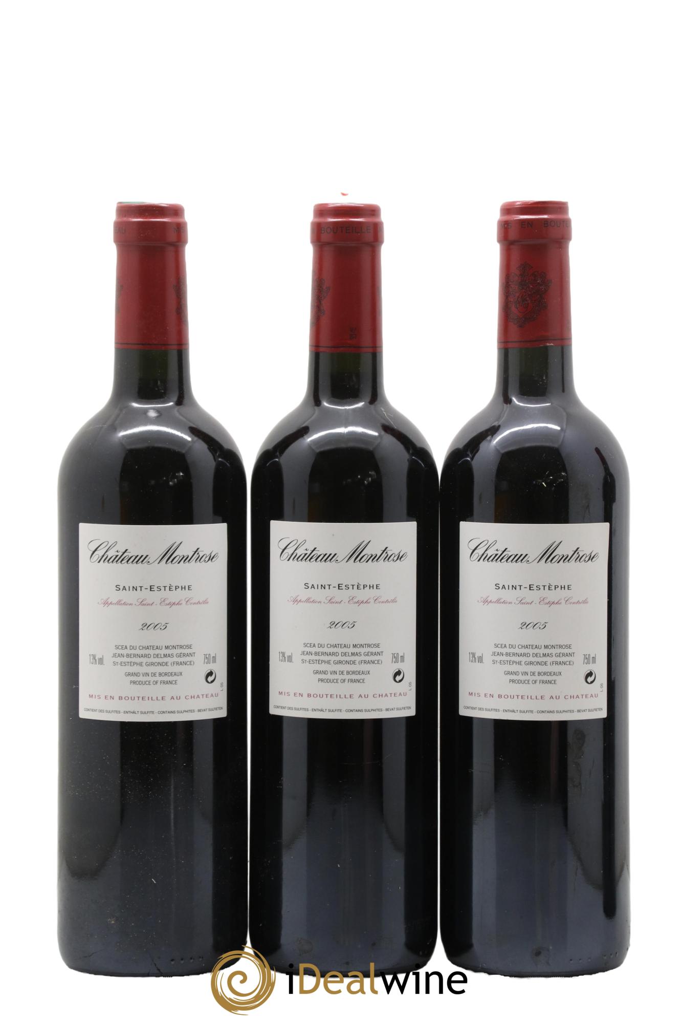 Château Montrose 2ème Grand Cru Classé 2005 - Lot of 12 bottles - 6