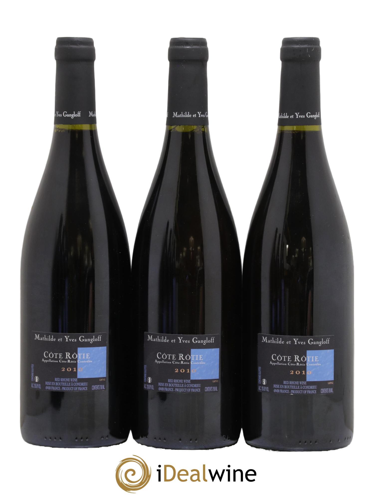 Côte-Rôtie La Barbarine Gangloff (Domaine) 2010 - Lotto di 3 bottiglie - 1