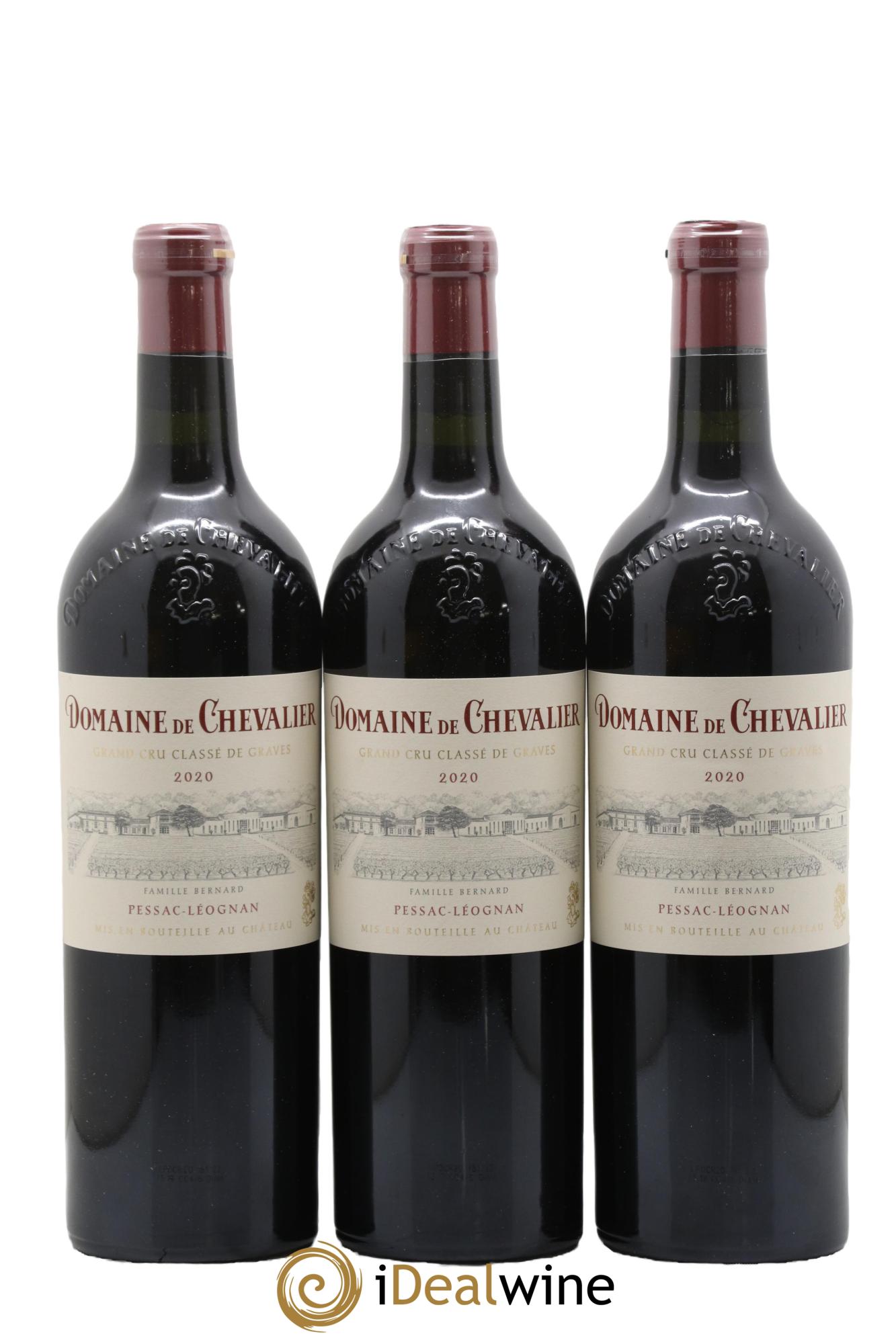 Domaine de Chevalier Cru Classé de Graves 2020 - Lot de 3 bouteilles - 0