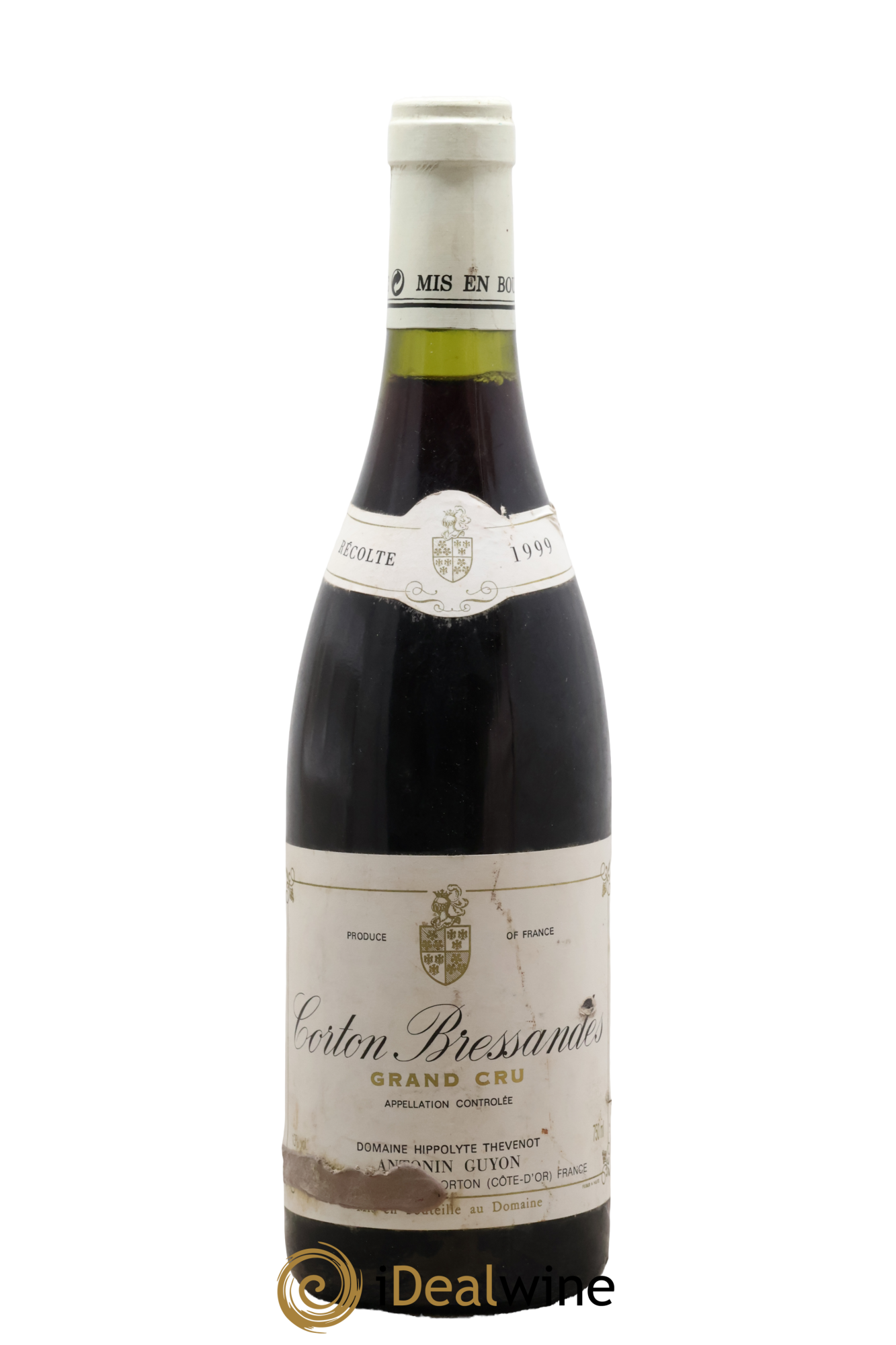 Corton Grand Cru Bressandes Antonin Guyon 1999 - Lot de 1 bouteille - 0
