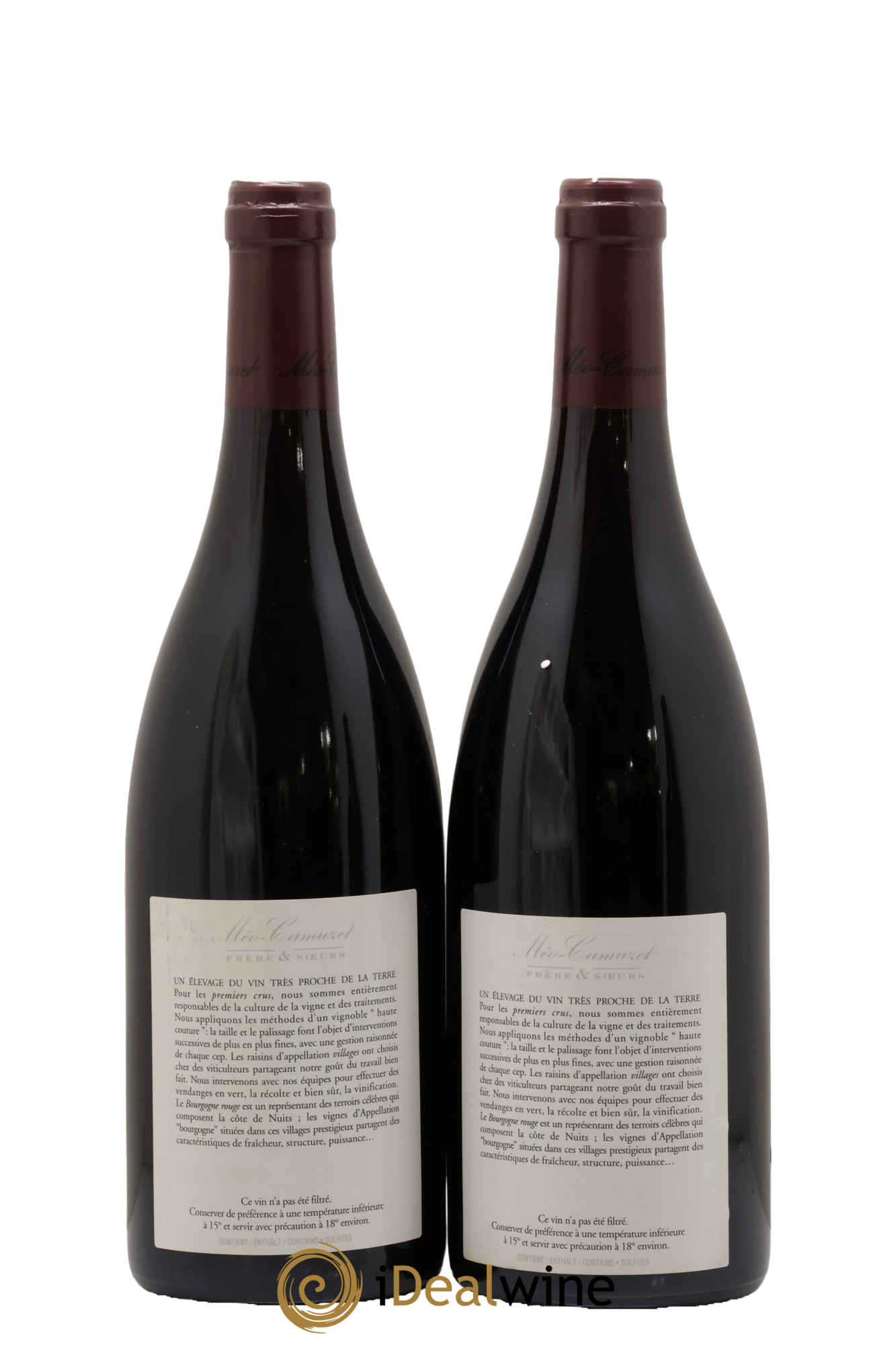 Chambolle-Musigny 1er Cru Les Feusselottes Méo-Camuzet (Frère & Soeurs) 2007 - Lotto di 2 bottiglie - 1