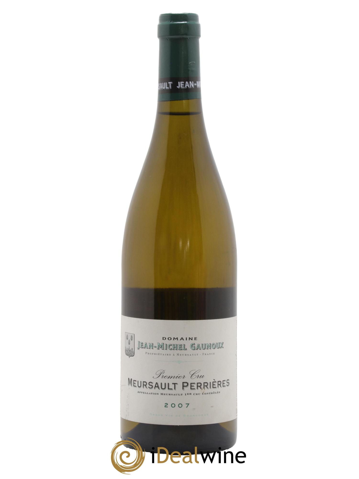 Meursault 1er Cru Perrières Jean-Michel Gaunoux 2007 - Lot de 1 bouteille - 0