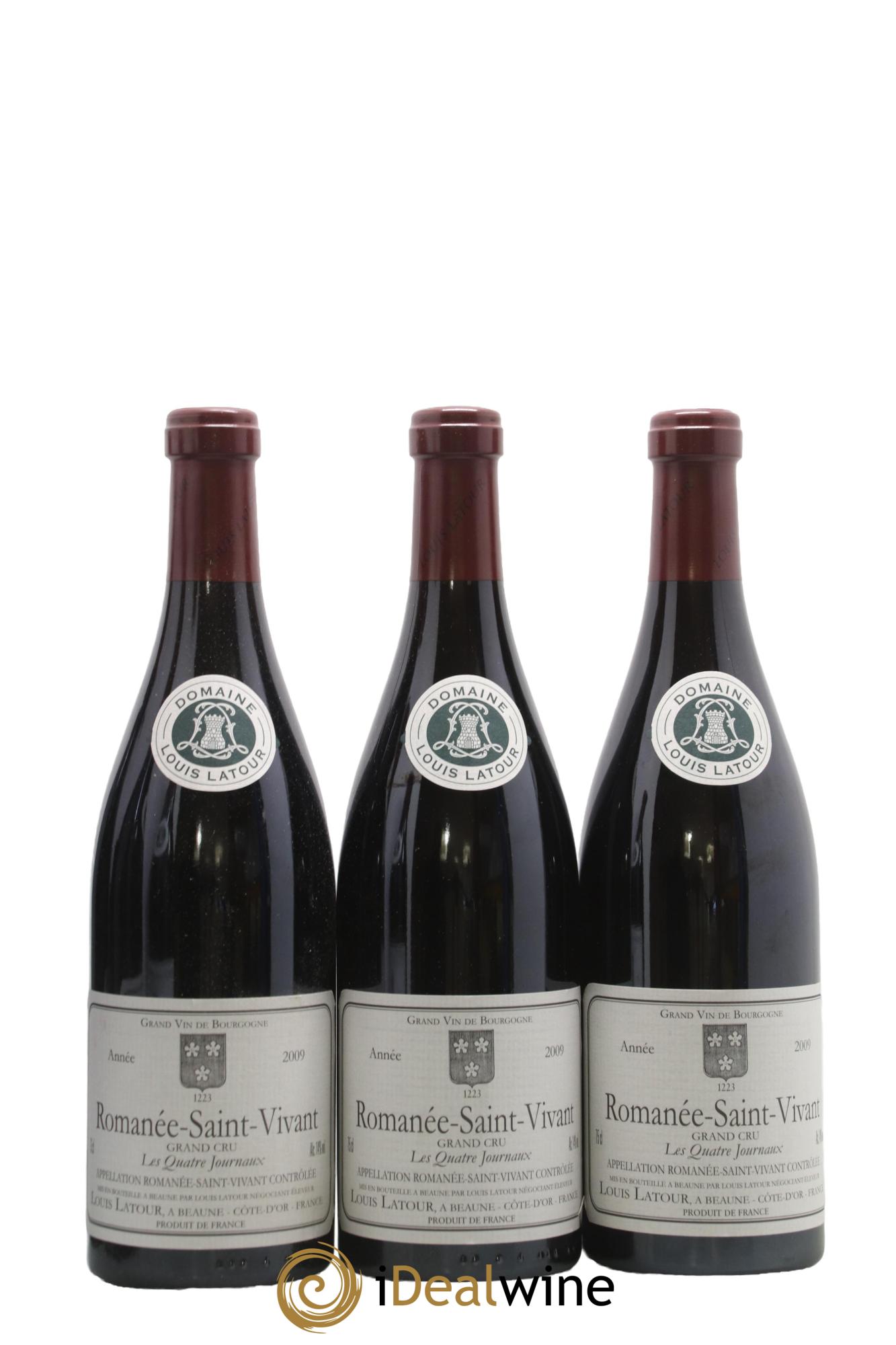 Romanée-Saint-Vivant Grand Cru Les Quatre Journaux Louis Latour 2009 - Posten von 6 Flaschen - 1