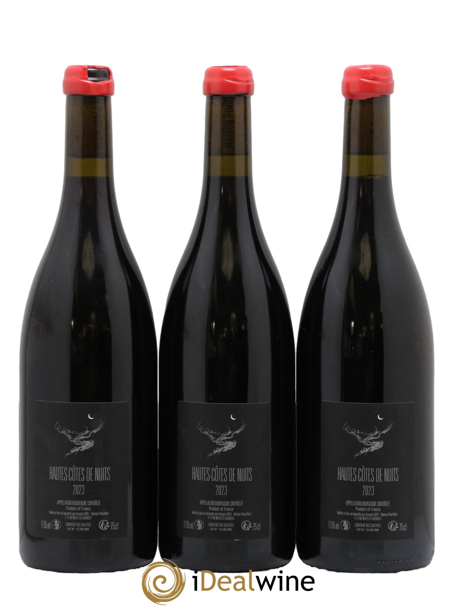 Hautes-Côtes de Nuits Les Larrets Arnaud Lopez 2023 - Lot de 3 bouteilles - 1