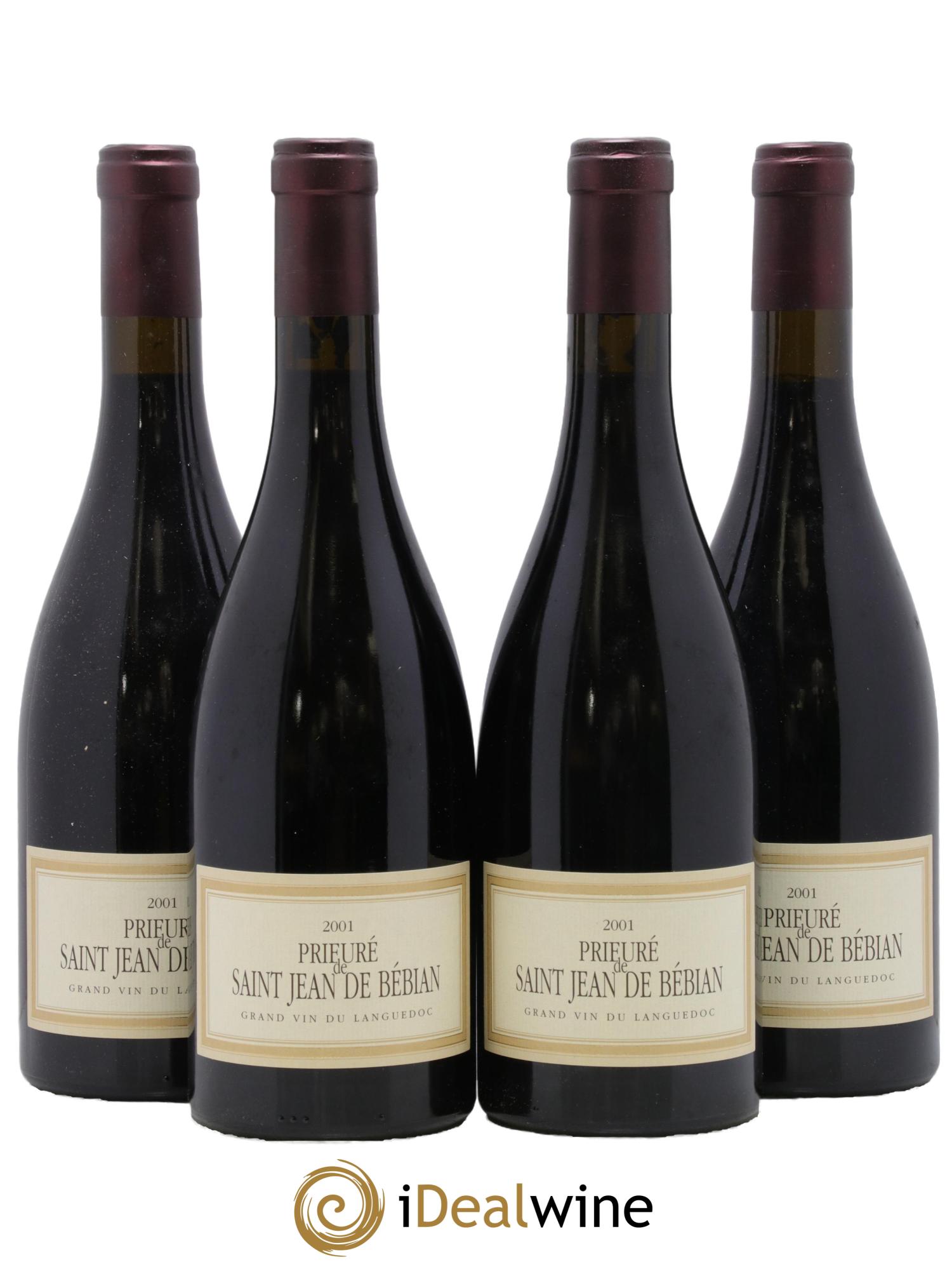 Languedoc Prieuré St-Jean de Bébian 2001 - Lotto di 4 bottiglie - 0