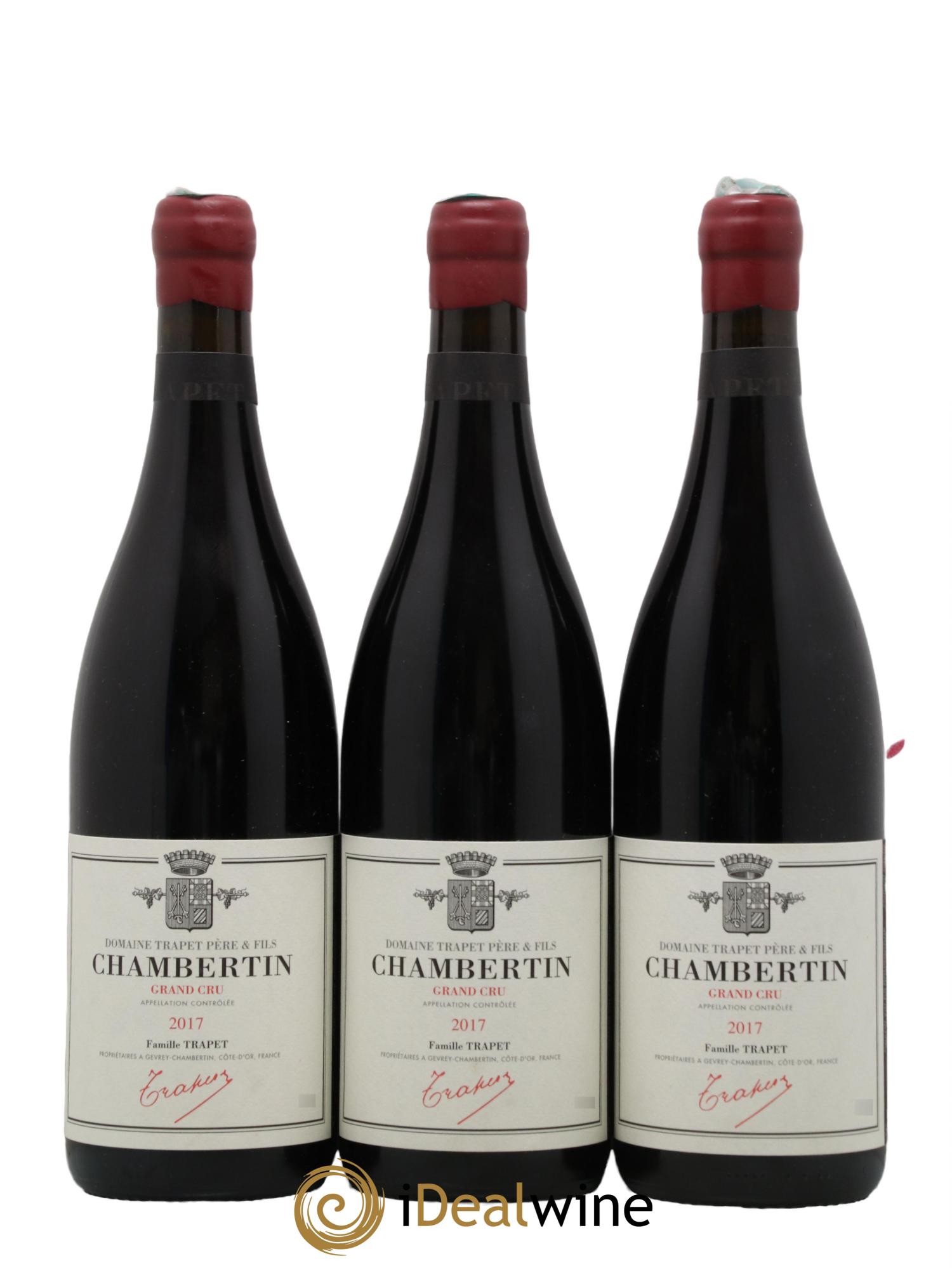 Chambertin Grand Cru Domaine Trapet 2017 - Lot de 3 bouteilles - 0