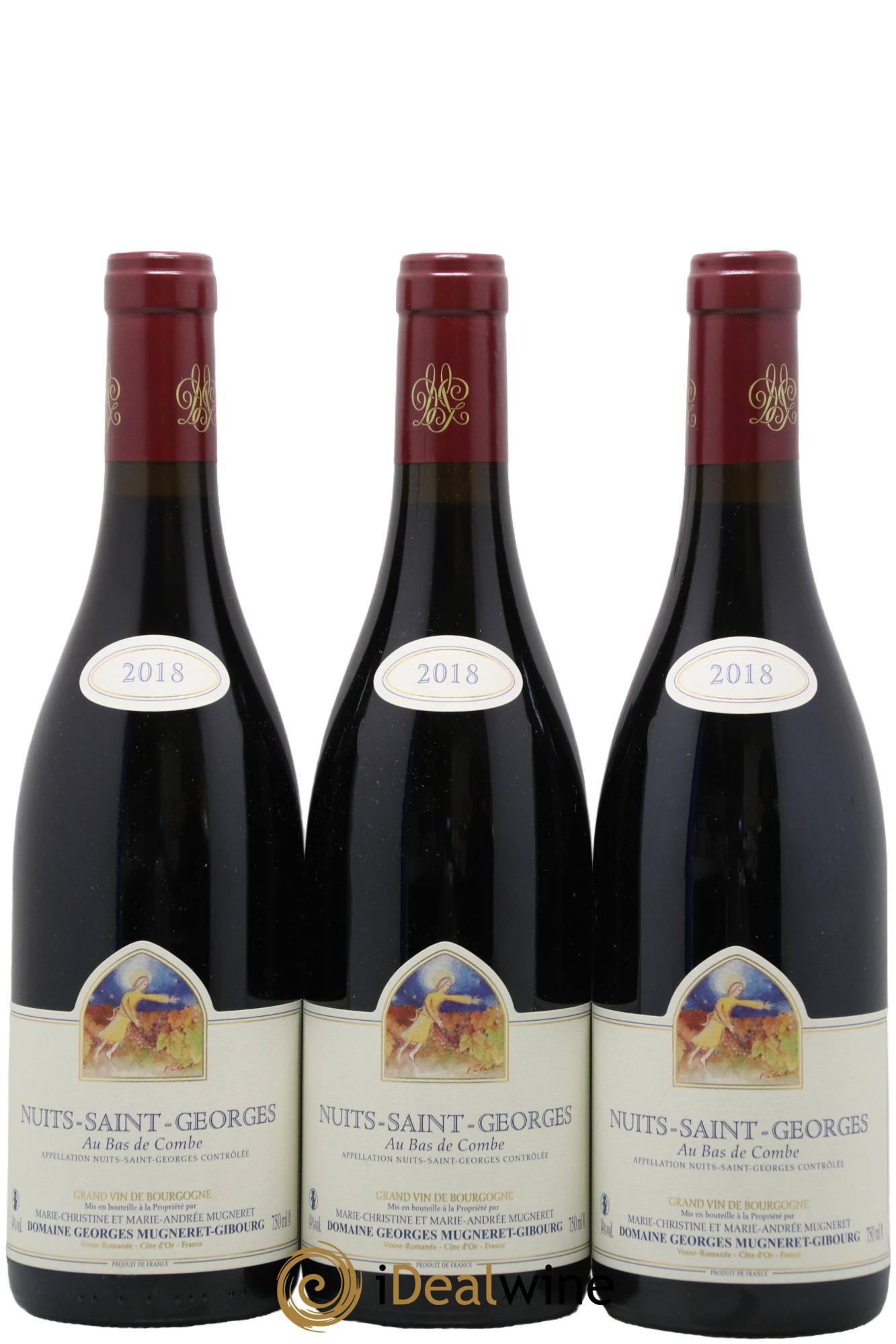 Nuits-Saint-Georges Au Bas de Combe Mugneret-Gibourg (Domaine) 2018 - Lot de 3 bouteilles - 0