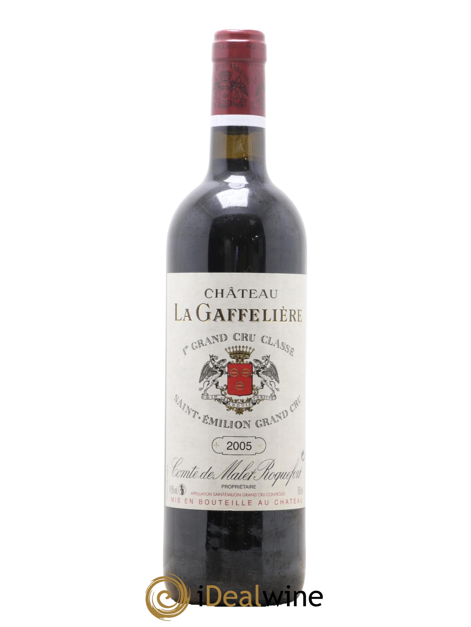 Château la Gaffelière 1er Grand Cru Classé B 2005 - Lot de 1 bouteille - 0