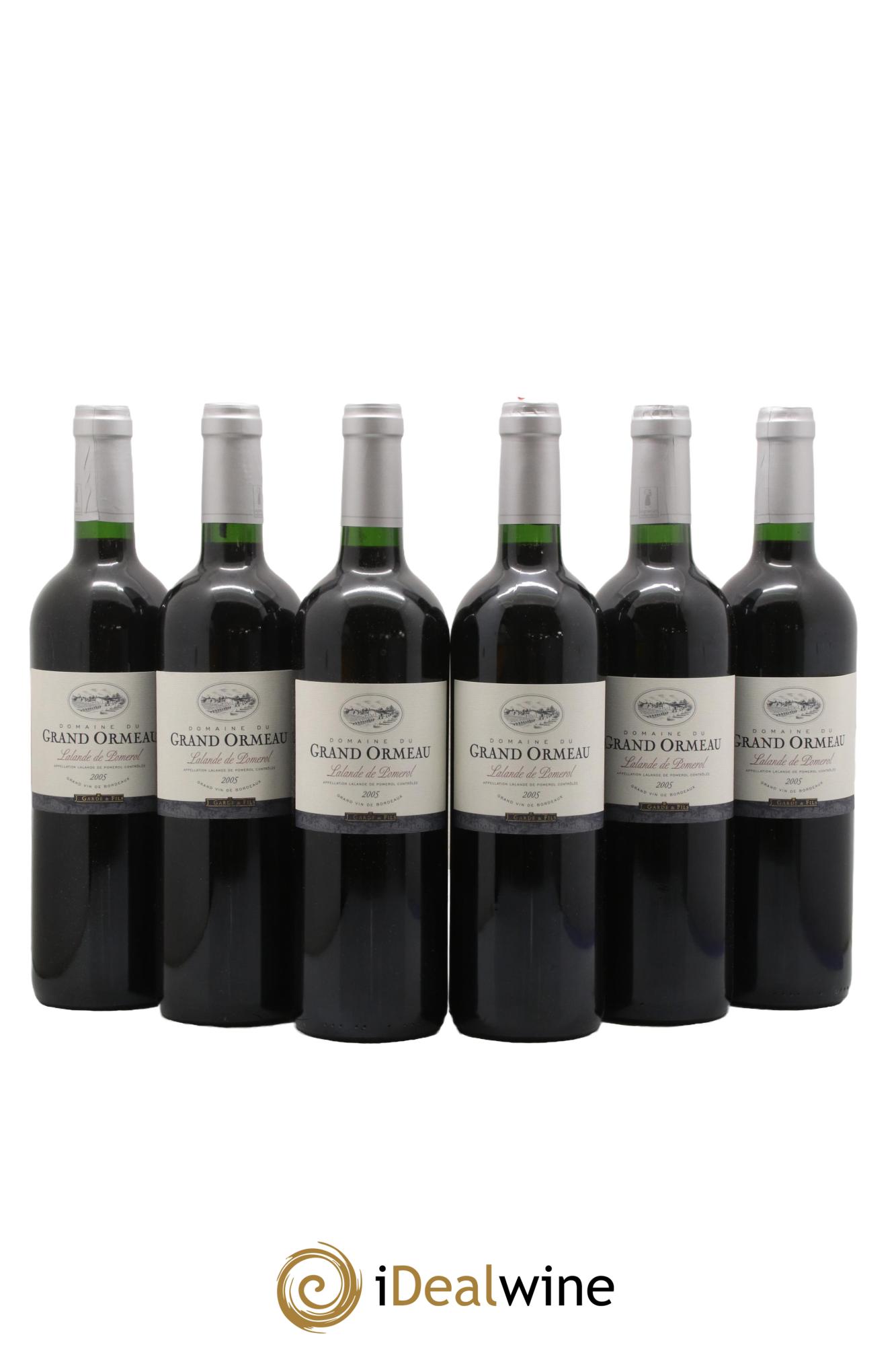 Lalande-de-Pomerol Domaine du Grand Ormeau 2005 - Lot de 6 bouteilles - 0