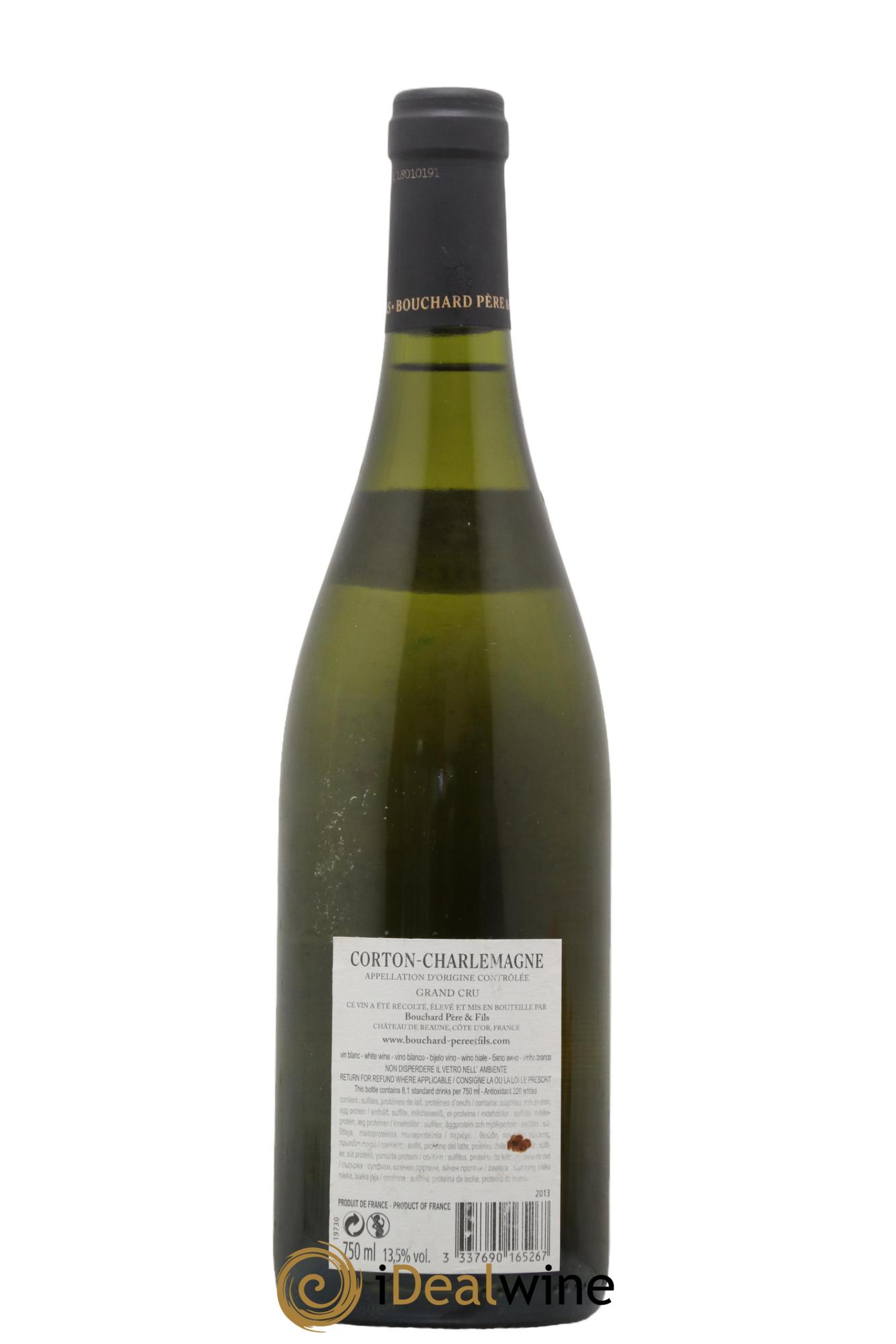 Corton-Charlemagne Grand Cru Bouchard Père & Fils 2013 - Lot de 1 bouteille - 1
