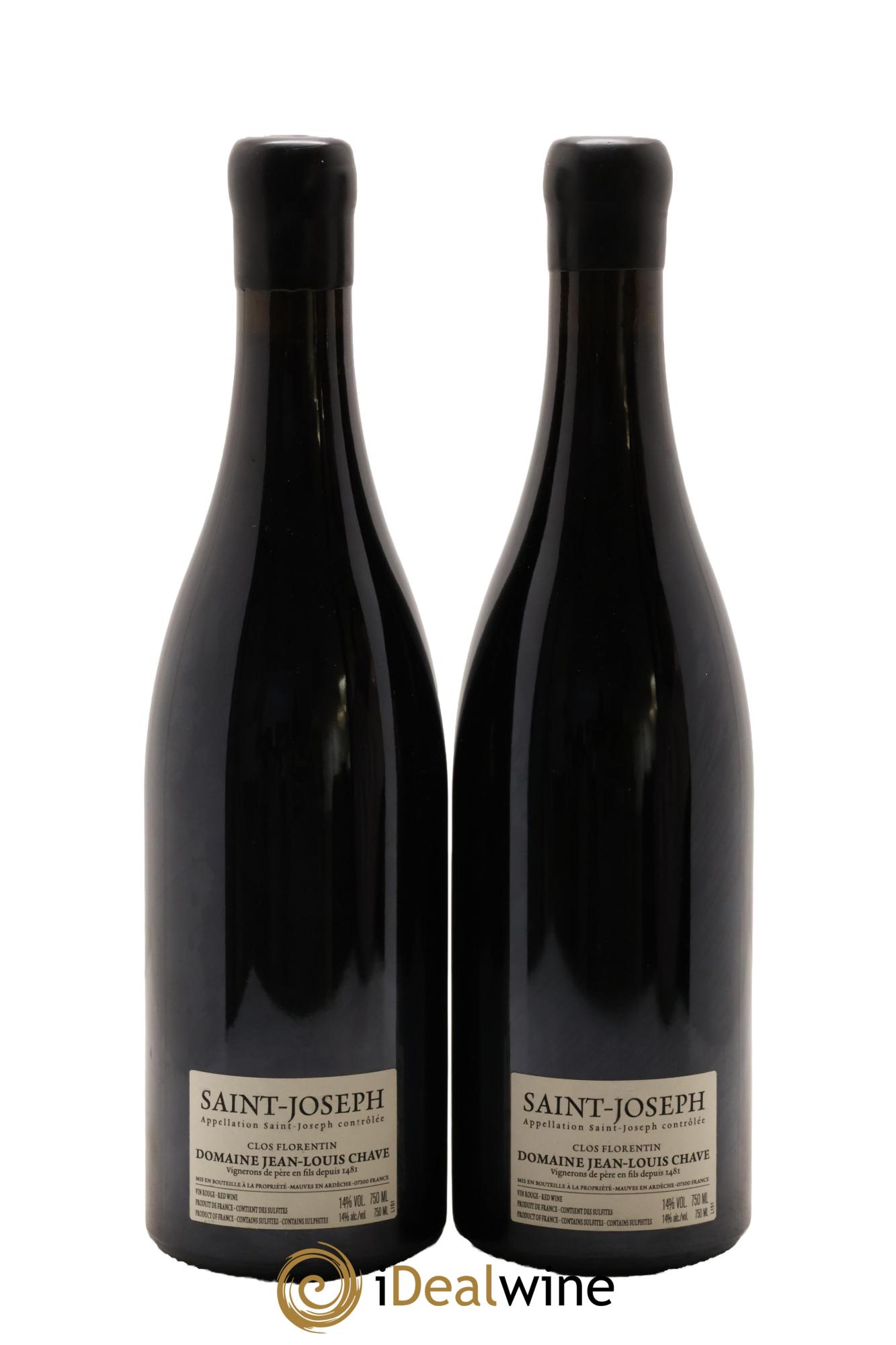 Saint-Joseph Clos Florentin Jean-Louis Chave 2015 - Lot de 2 bouteilles - 1