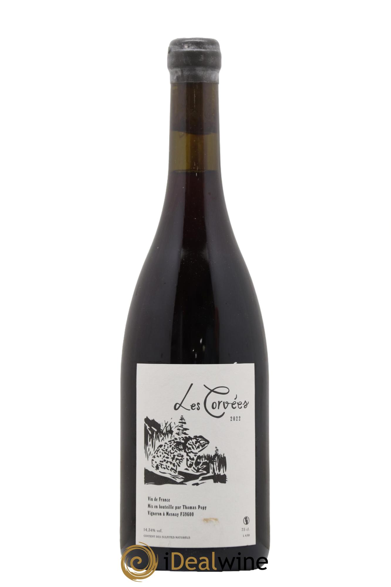 Vin de France Les Corvees Thomas Popy 2022 - Lot de 1 bouteille - 0