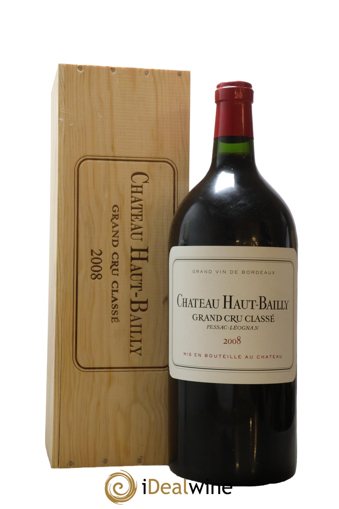 Château Haut-Bailly Cru Classé de Graves  2008 - Lot of 1 Jeroboam - 1