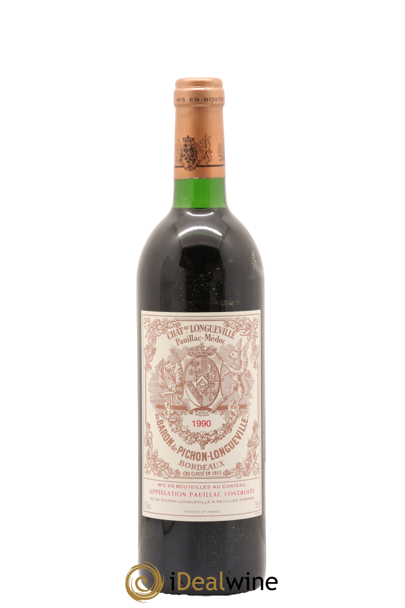 Pichon Longueville Baron 2ème Grand Cru Classé 1990 - Lot of 1 bottle - 0