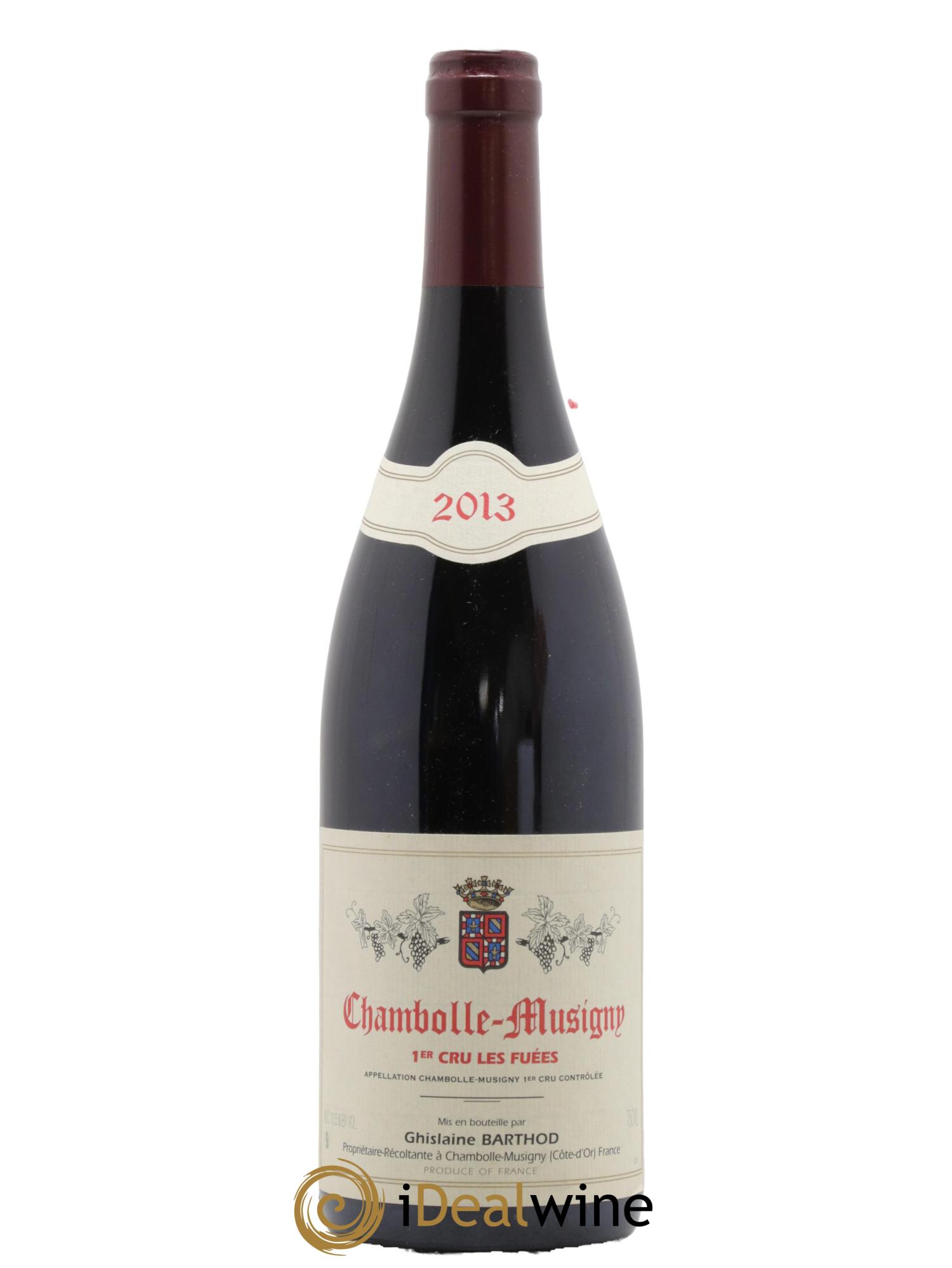 Chambolle-Musigny 1er Cru Les Fuées Ghislaine Barthod 2013 - Lot de 1 bouteille - 0
