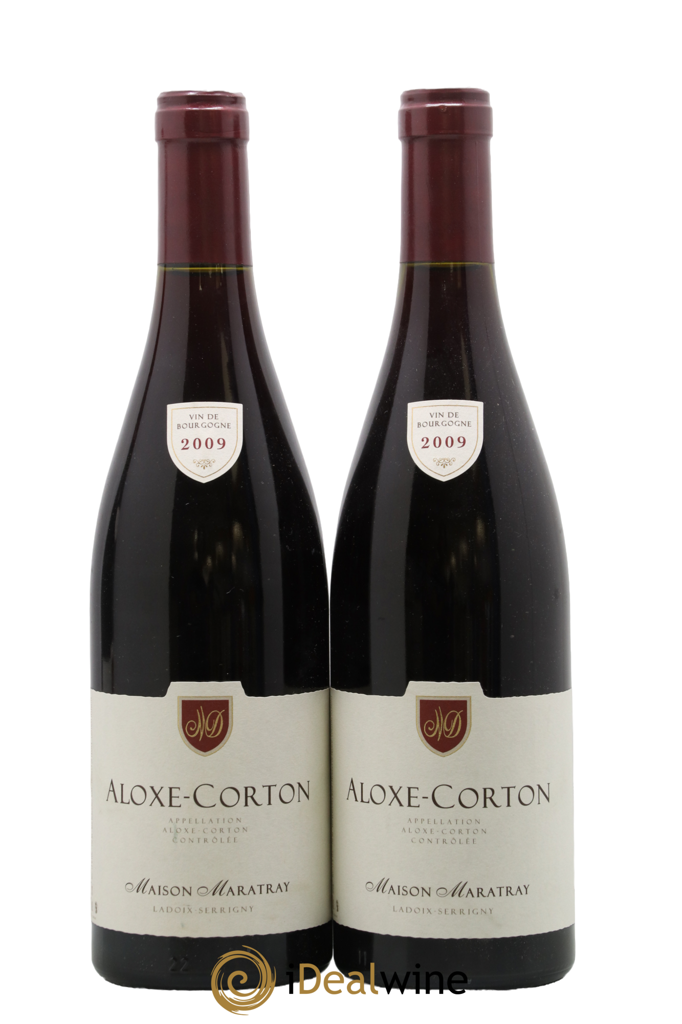 Aloxe-Corton Maison Maratray 2009 - Lot de 2 bouteilles - 0